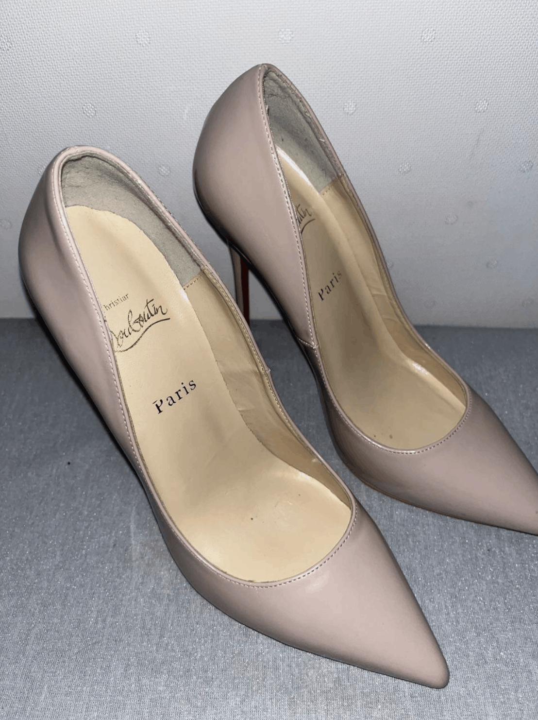 Christian Louboutin Authentic Christian Louboutin So Kate Nude Pumps Size US 9.5 / IT 39.5 - 3 Thumbnail