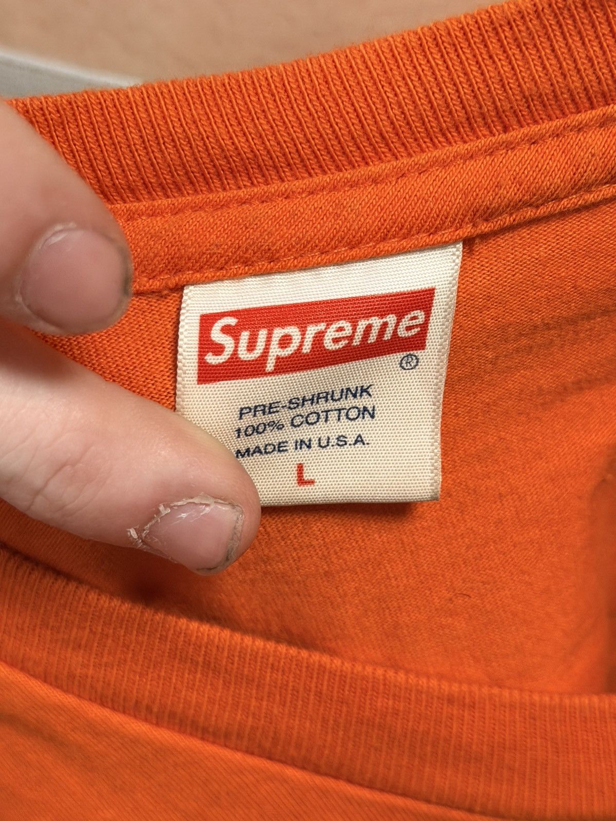 Supreme Orange Lamborghini supreme tee Size US L / EU 52-54 / 3 - 3 Thumbnail