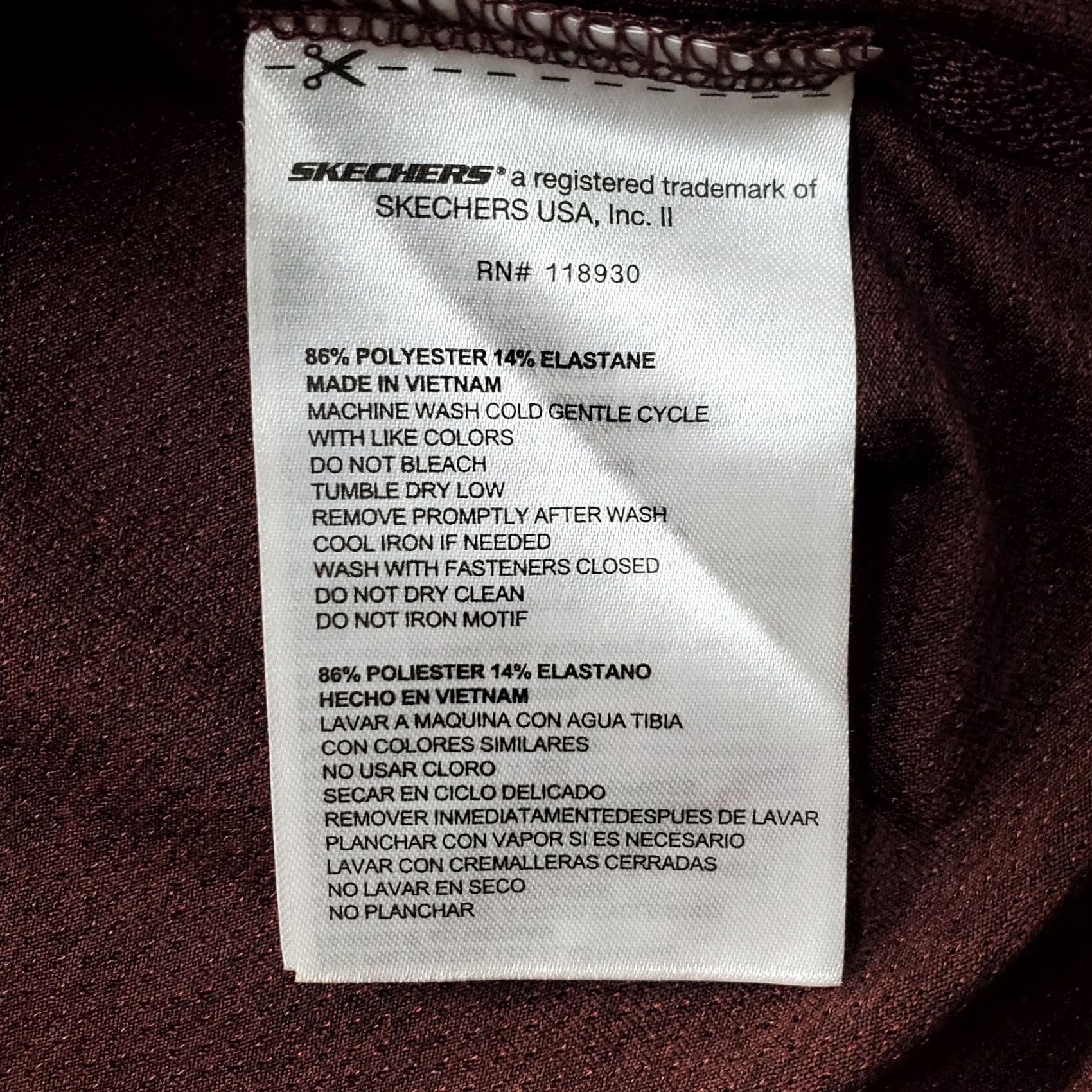SKECHERS Skechers SKX Active Shirt Mens L Brown 1/4 Zip Long Sleeve Athletic Running Shirt Size US L / EU 52-54 / 3 - 7 Thumbnail