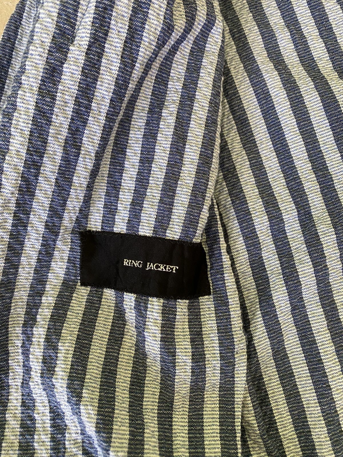 Ring Jacket Ring Jacket Japan Seersucker Stripe Blazer Size 50 Size US M / EU 48-50 / 2 - 8 Thumbnail