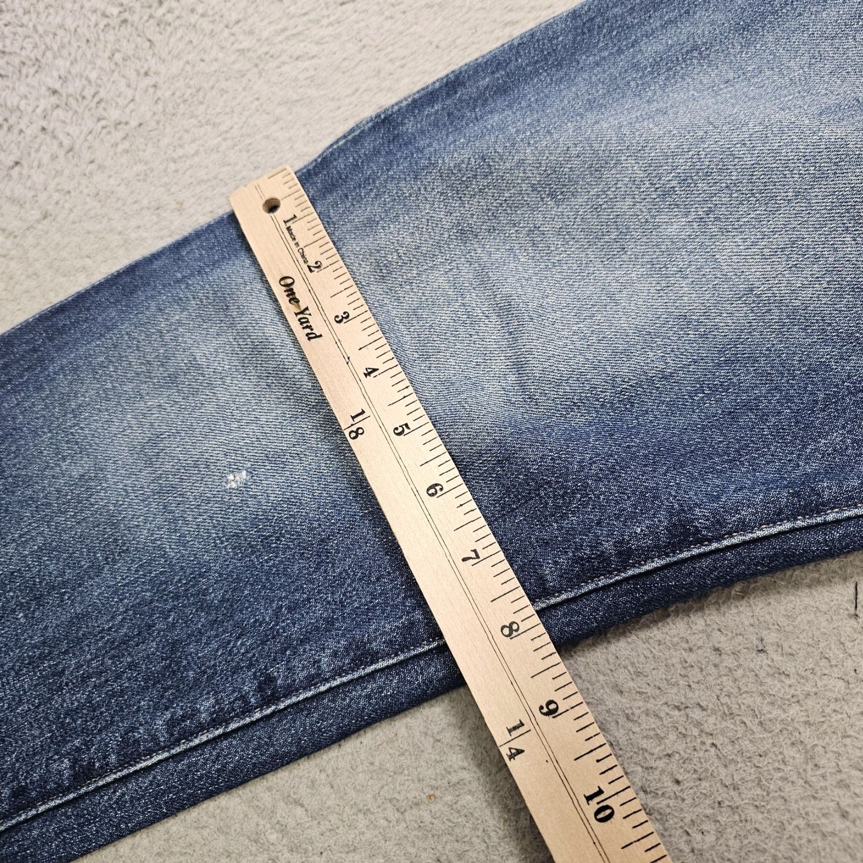 Levi's Levi's Made & Crafted Taper Jeans Mens 32x30 (Tag 32) Tapered Denim Distressed Blue 5-Pocket Jeans Mens Size US 32 / EU 48 - 7 Thumbnail
