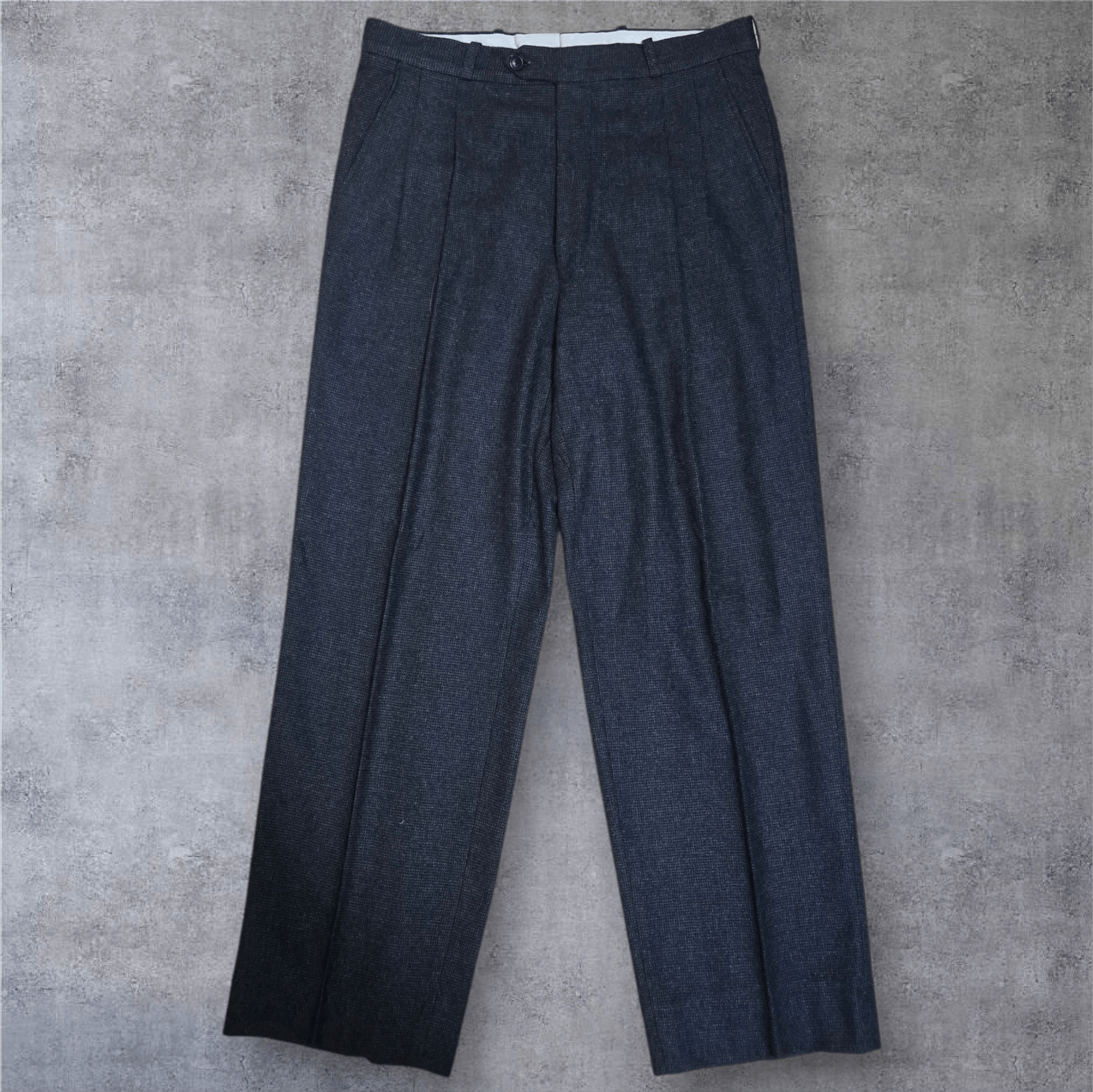 Yves Saint Laurent Yves Saint Laurent Vintage Wool Pleated Pants Size US 32 / EU 48 - 1 Thumbnail