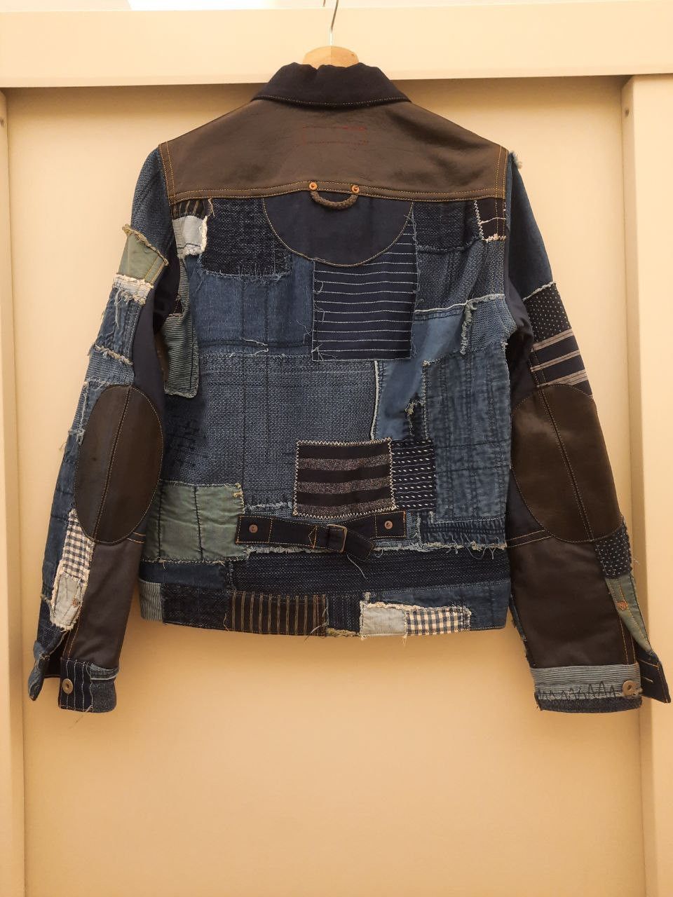 Junya Watanabe × Levi's SS15 Runway Boro Patchwork Denim Trucker Jacket Size US XS / EU 42 / 0 - 2 Thumbnail