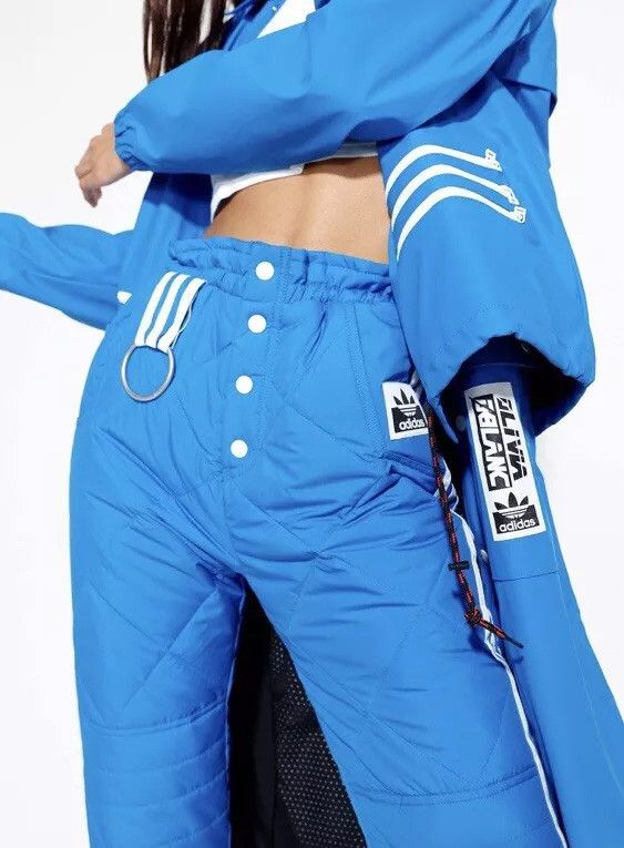 Adidas OLIVIA OBLANC x KENDALL JENNER FW18 TRENCH COAT BLUE Size S / US 4 / IT 40 - 4 Thumbnail