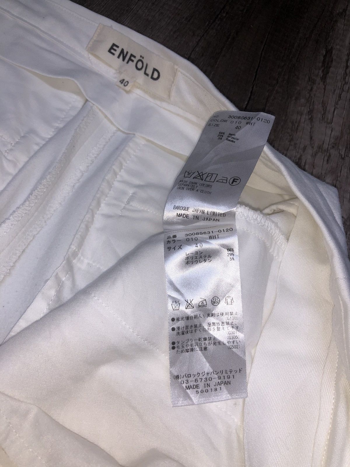 Designer × Japanese Brand ENFÖLD SMART CASUAL PANT Size 28" / US 6 / IT 42 - 19 Thumbnail
