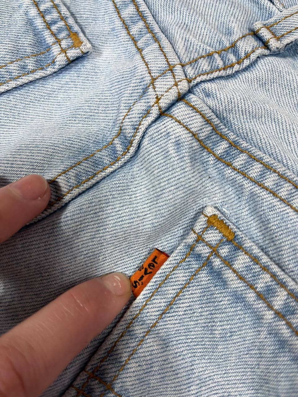 Levi's Vintage Levi's 90s Orange Tab Light Blue Denim Jeans Pants Size US 31 - 9 Thumbnail