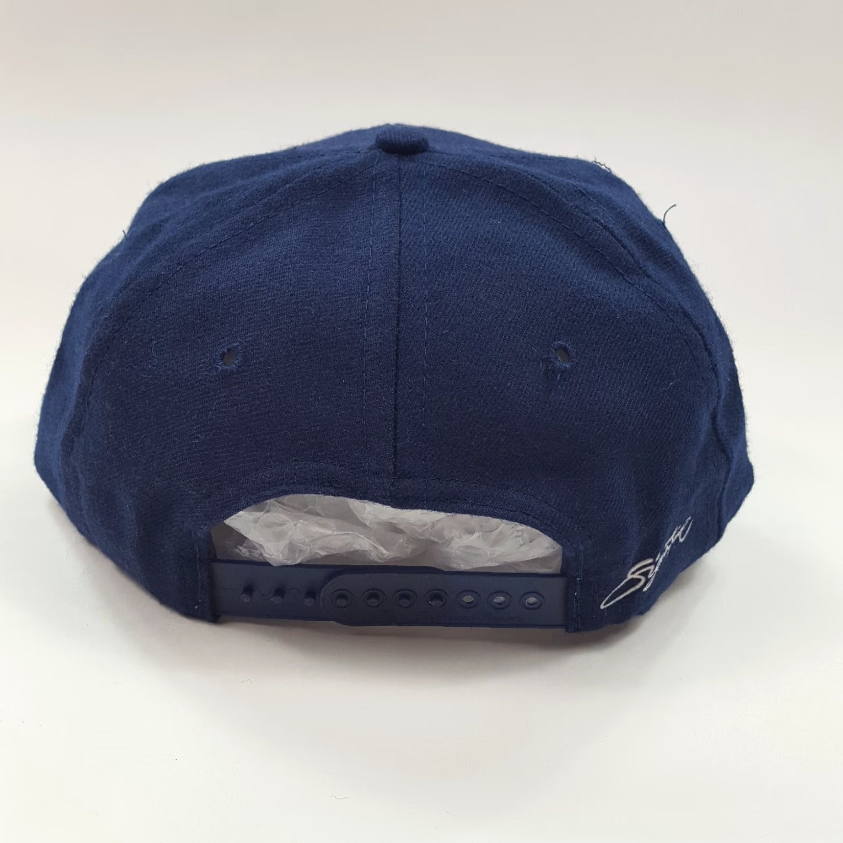 NCAA VINTAGE Auburn University Tigers NCAA Snapback Hat Baseball Cap 90s Adjustable Blue Mens Size ONE SIZE - 5 Thumbnail