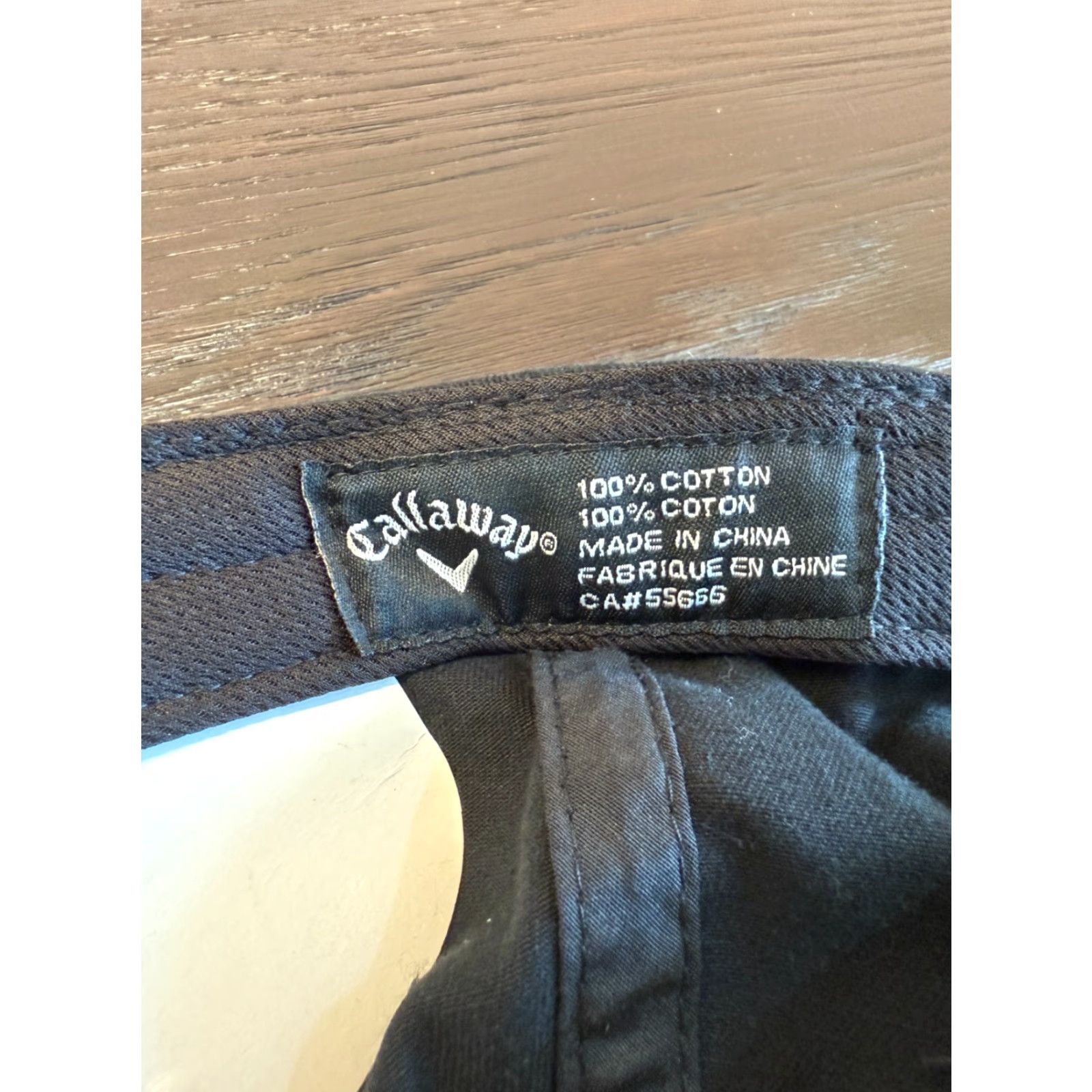 Callaway Callaway Hat Men One Size Black Twill Adjustable Strapback Travel Golf Size ONE SIZE - 7 Thumbnail