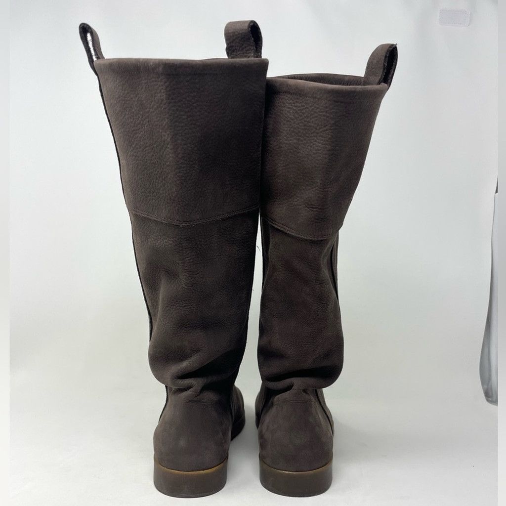 Other Arche Brown Nubuck Suede Flat Pull On Slouch Calf Boots 37 Size US 7 / IT 37 - 8 Thumbnail