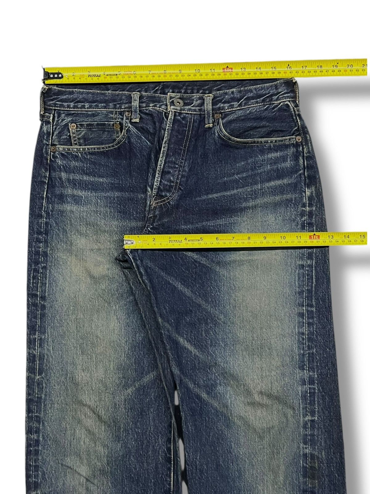 Evisu Baggy Vintage 90s Japanese Selvedge Denim “Osaka-inspired” Size US 32 / EU 48 - 22 Thumbnail