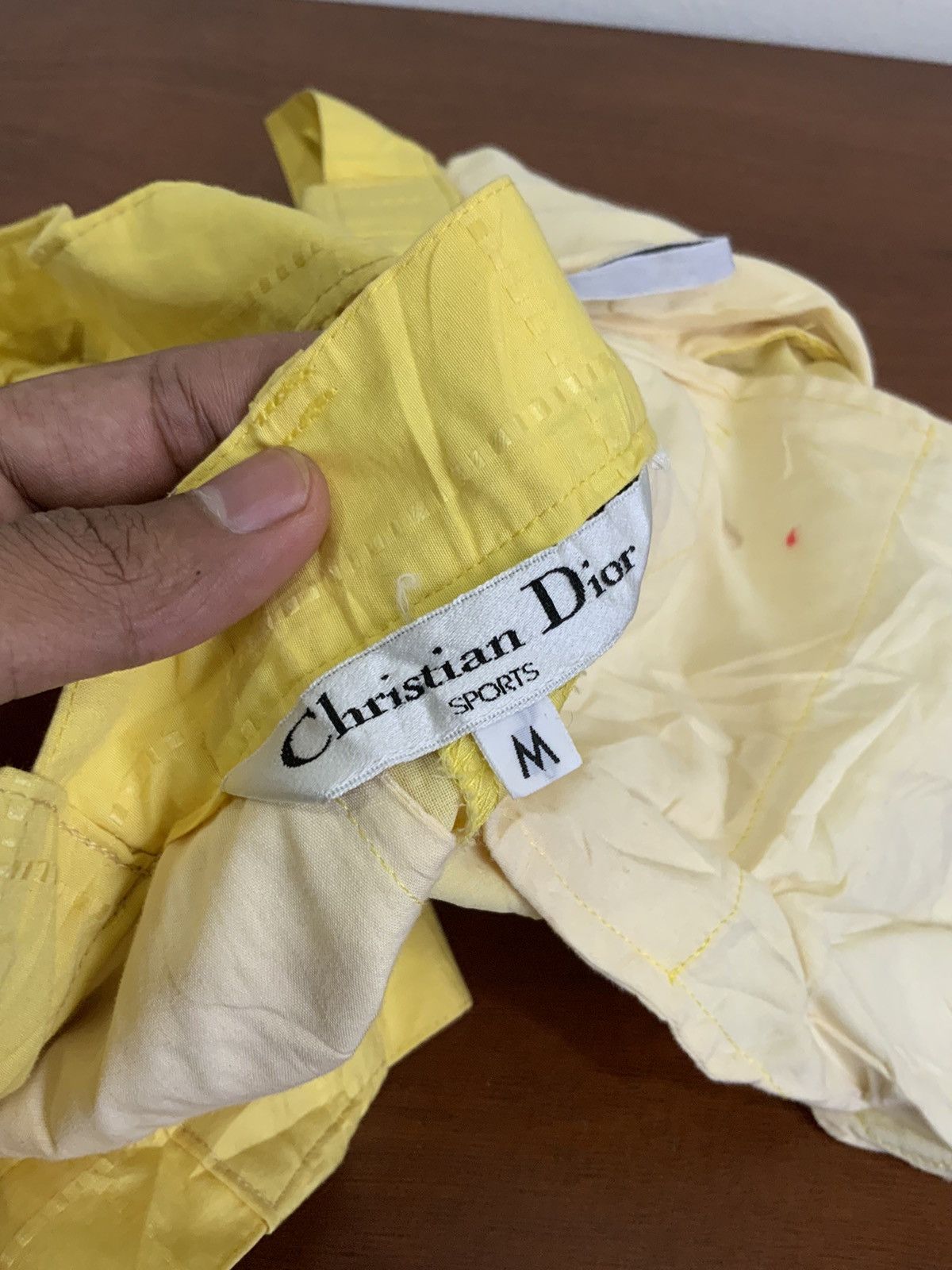 Christian Dior Monsieur Christian Dior Sport Custome Yellow Tote Bag Size ONE SIZE - 16 Thumbnail