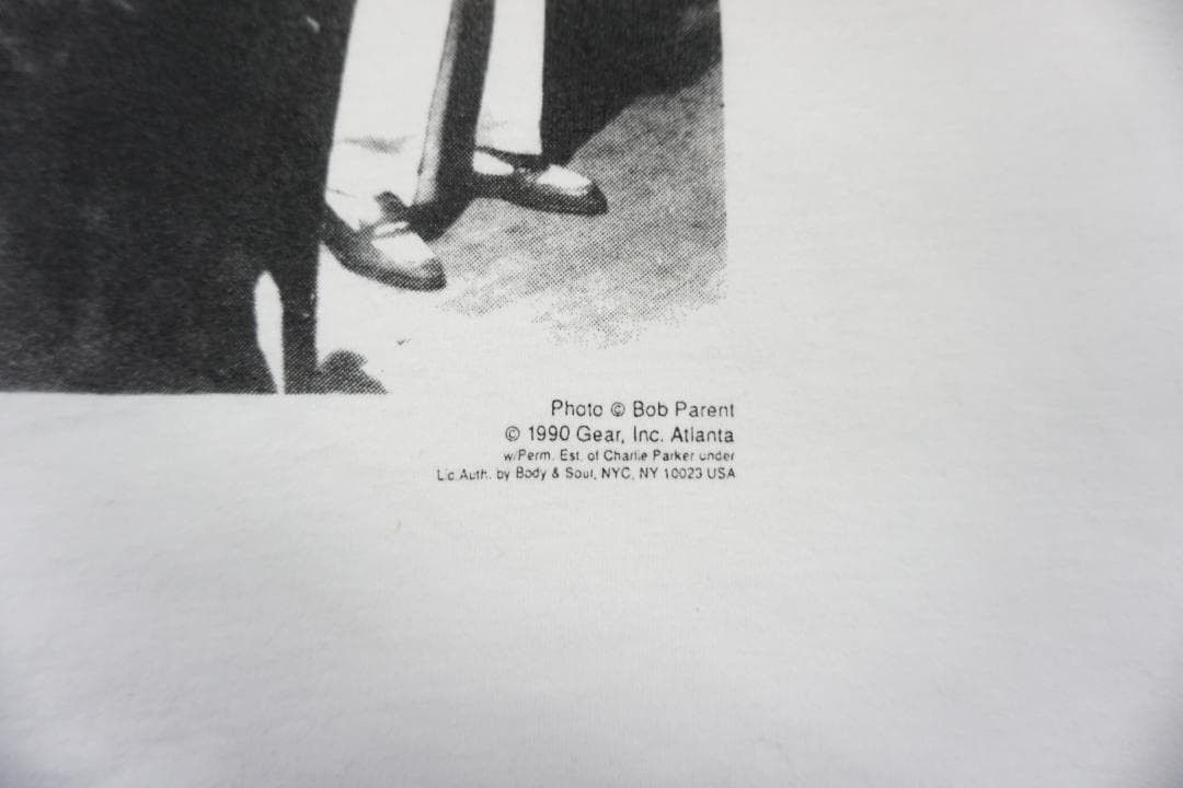 Vintage 90's USA Made Charlie Parker T-Shirt Vintage Size US L / EU 52-54 / 3 - 4 Thumbnail