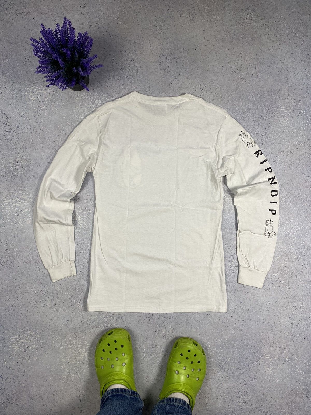 RIPNDIP Rip n Dip Men’s White T-shirt With Mini Logo Size Small Size US S / EU 44-46 / 1 - 9 Thumbnail