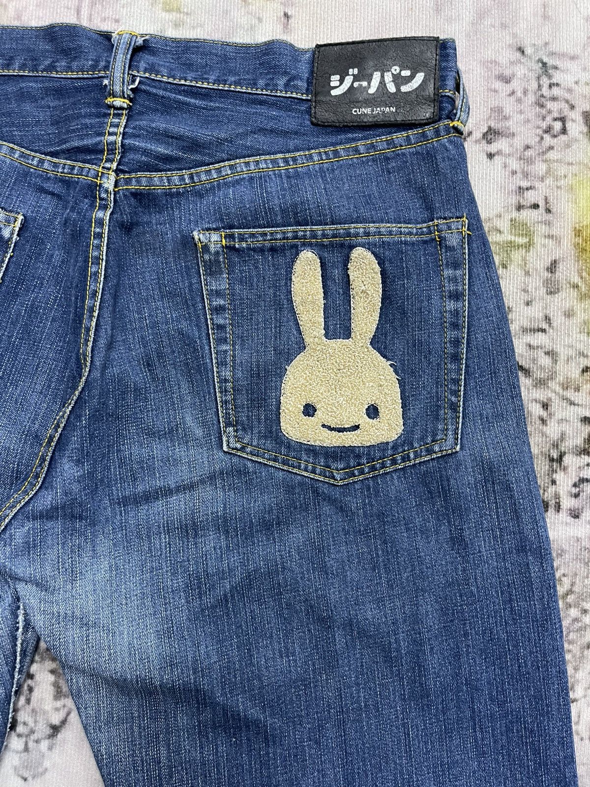 Japanese Brand Japanese Cune Embroidered Jeans Painted Size US 34 / EU 50 - 14 Thumbnail