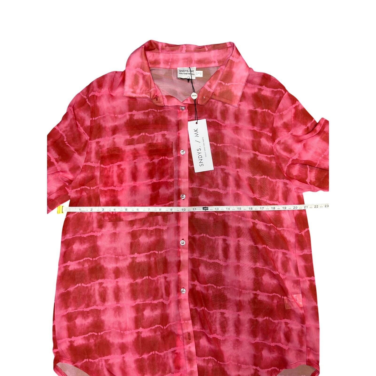 Other SNDYS. MK Molly King Pink Sheer Outfit Set Women's Size 2 Size S / US 4 / IT 40 - 2 Thumbnail