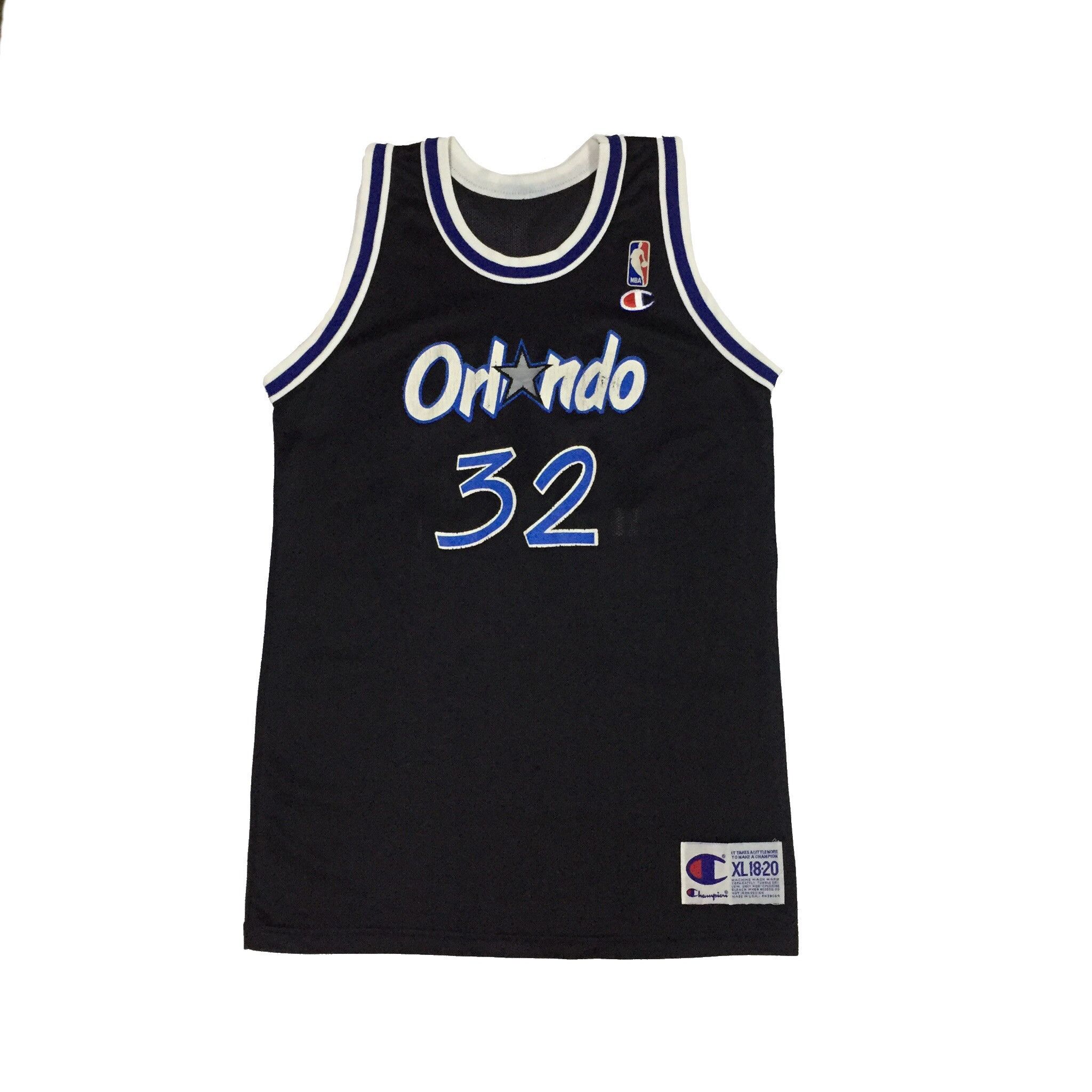Champion VINTAGE 90s CHAMPION SHAQUILLE ONEAL ORLANDO MAGIC JERSEY Size US XS / EU 42 / 0 - 1 Thumbnail