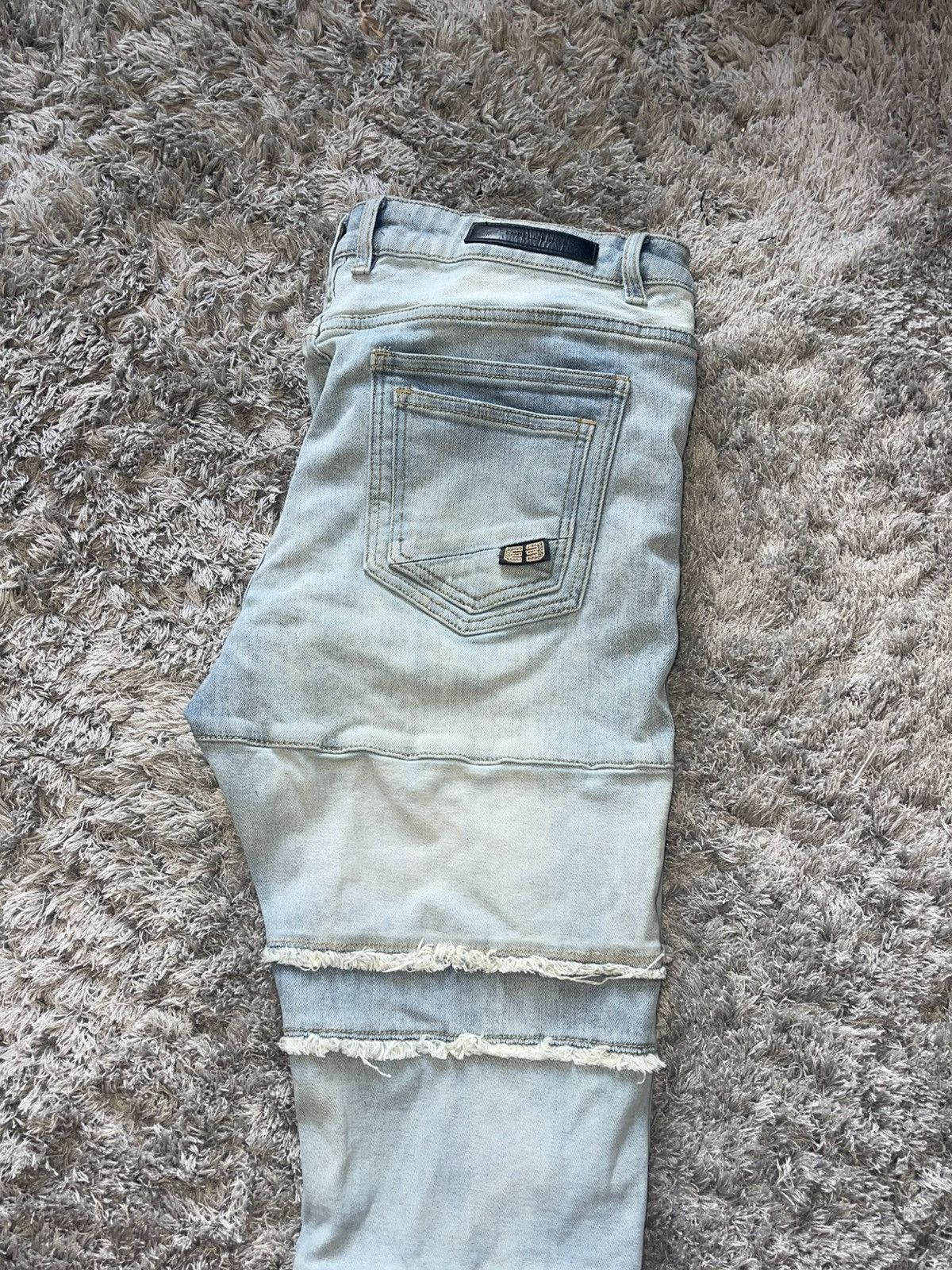 Embellish Blue washed faded EMBELISH JEANS Size US 36 / EU 52 - 1 Thumbnail