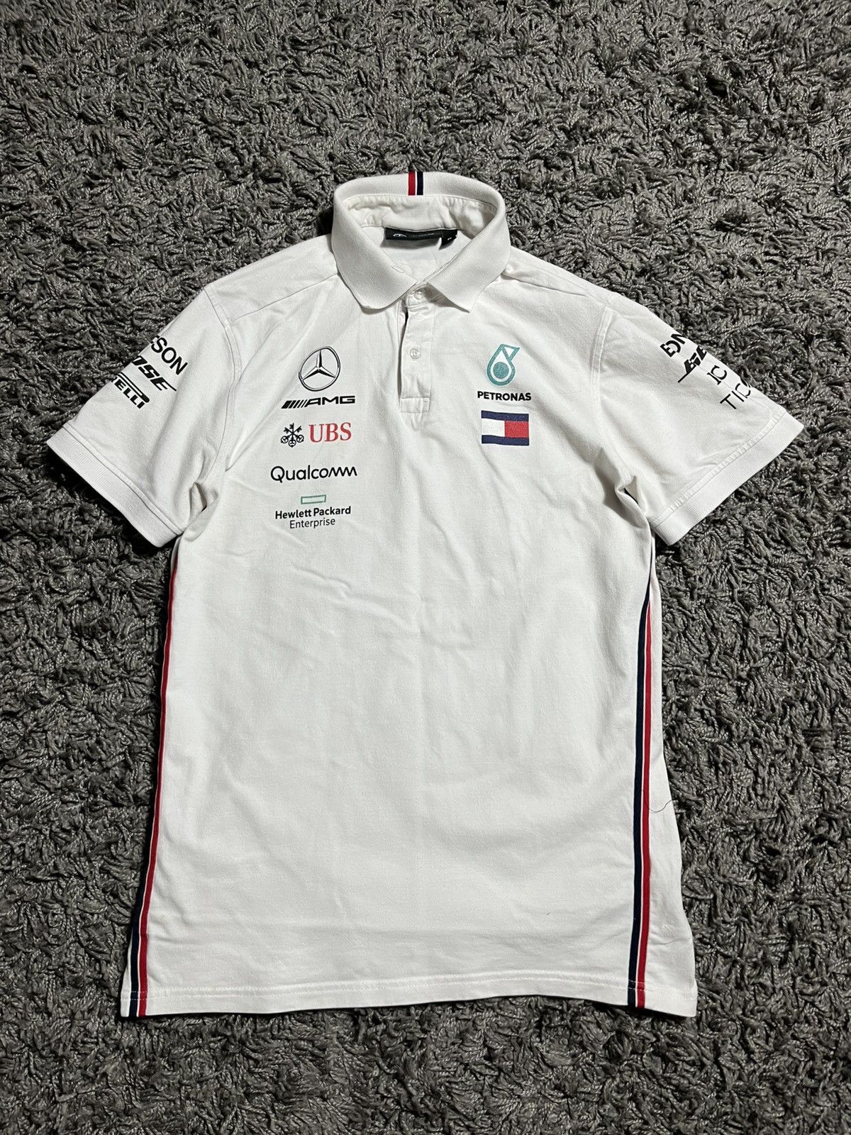 Mercedes-Benz MERCEDES BENZ RACING COTTON AMG PETRONAS POLO T-SHIRT Size US M / EU 48-50 / 2 - 1 Thumbnail