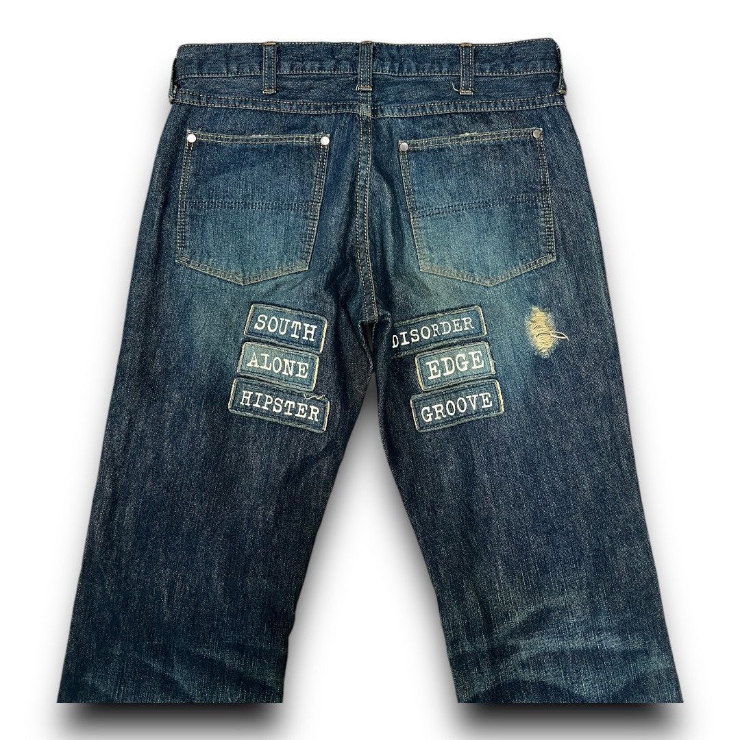 Japanese Brand × Number (N)ine NUMBER NINE DISTRESSED AND PATCHES JAPANESE BRAND DENIM Size US 31 - 11 Thumbnail