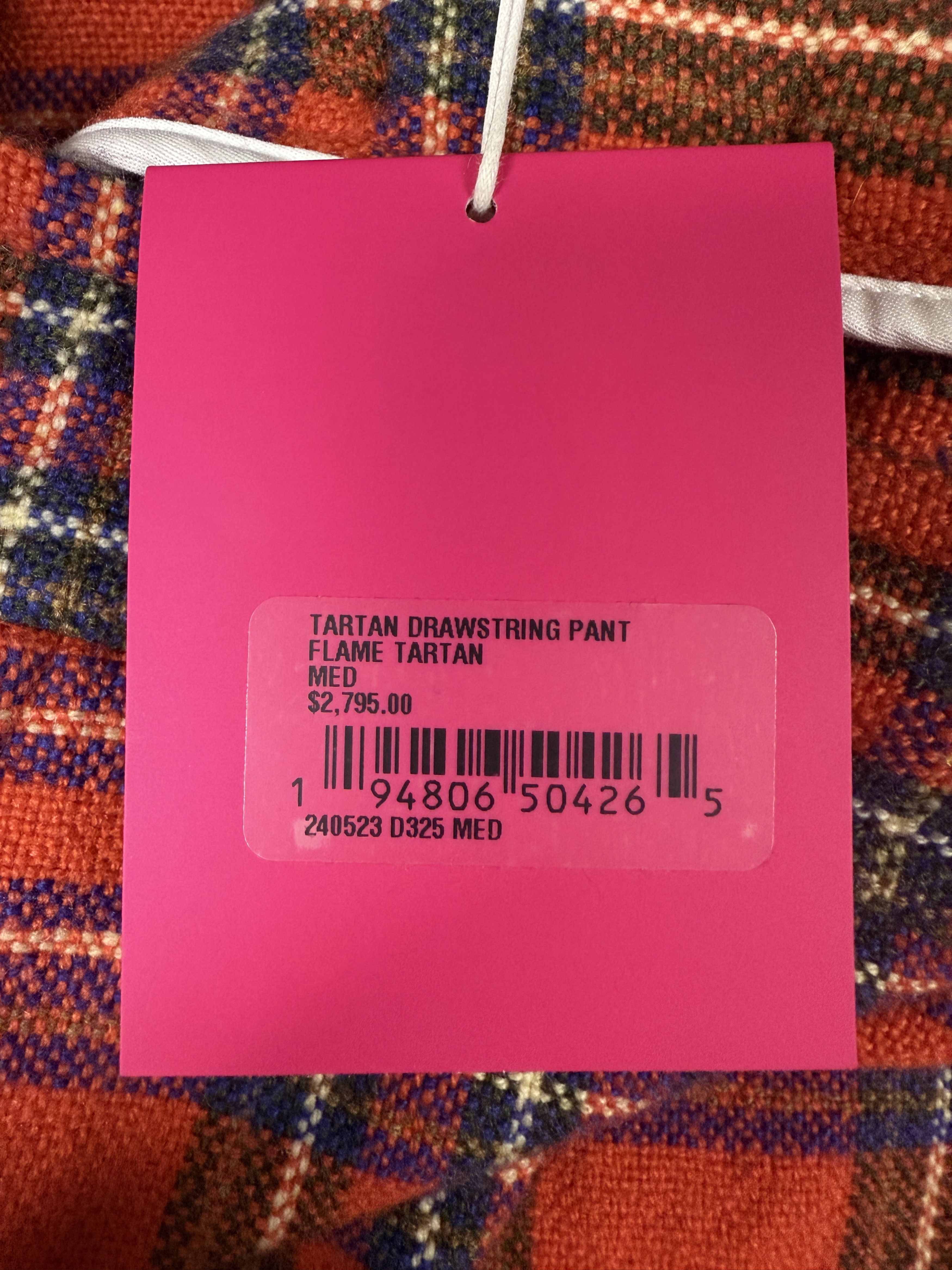 The Elder Statesman $2795 The Elder Statesman Tartan Drawstring Pants Size US 32 / EU 48 - 10 Thumbnail