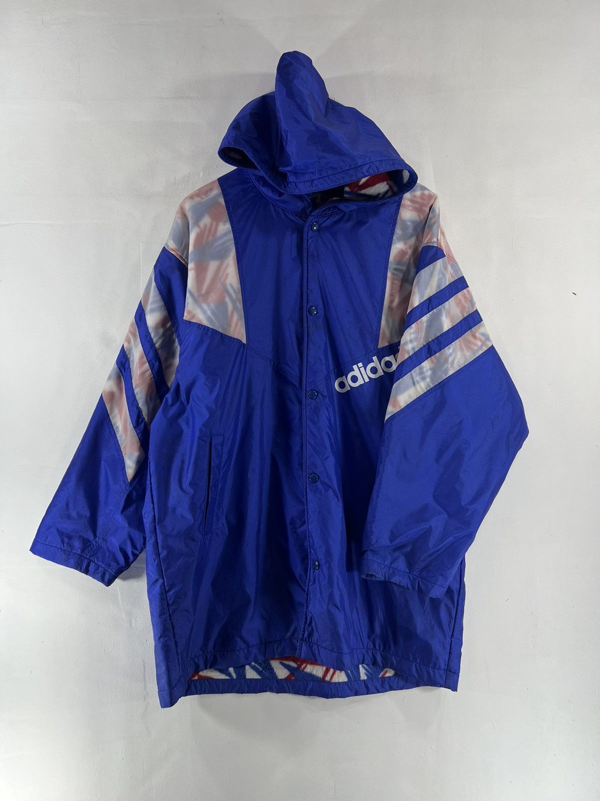 Adidas × Descente × Vintage 🔥FINAL DROP🔥Vintage Adidas Coach Long Jacket With Big Logo Size US L / EU 52-54 / 3 - 1 Thumbnail