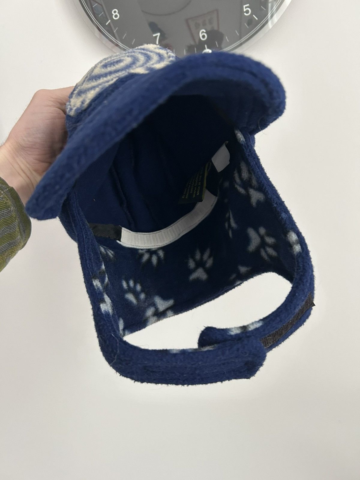 Vintage Brimmed fleece chinstrap hat Size ONE SIZE - 3 Thumbnail