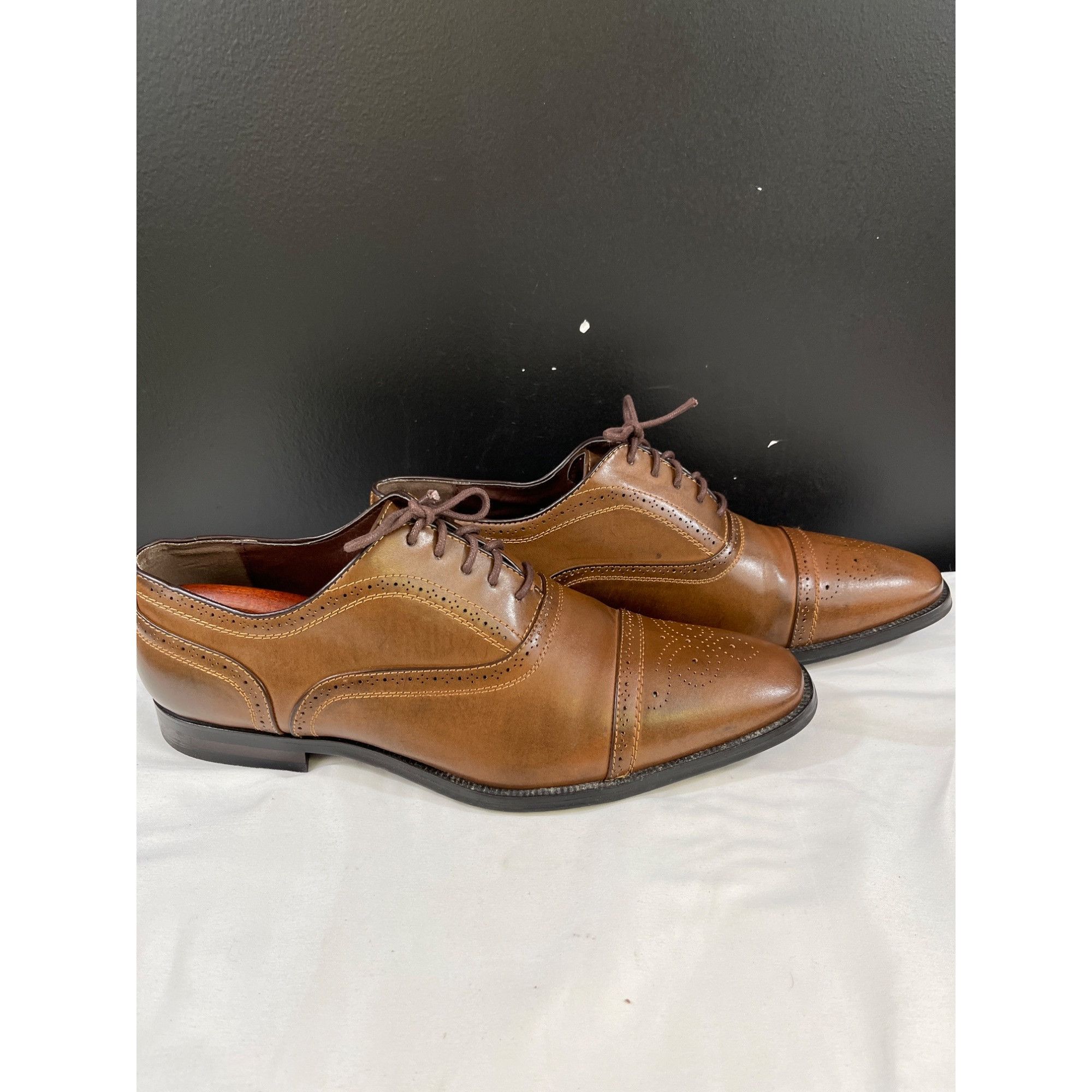 Giorgio Brutini Giorgio Brutini Men's Brown Shoes/Oxfords Size 12M SKU 5800 Size US 12 / EU 45 - 2 Thumbnail