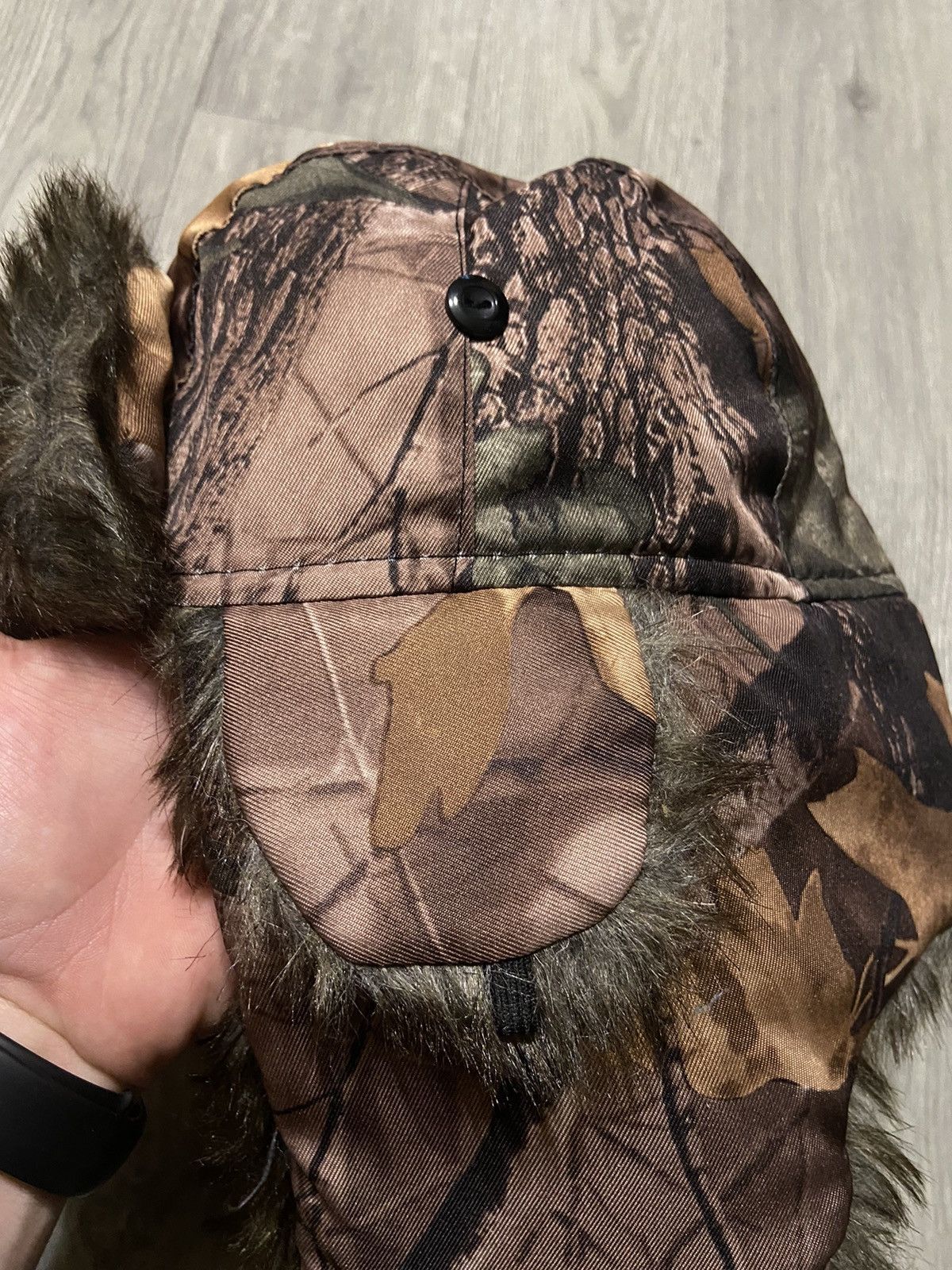 Japanese Brand Fur Trapper Hat Cap Vintage Outdoor life 90s Realtree Size ONE SIZE - 4 Thumbnail