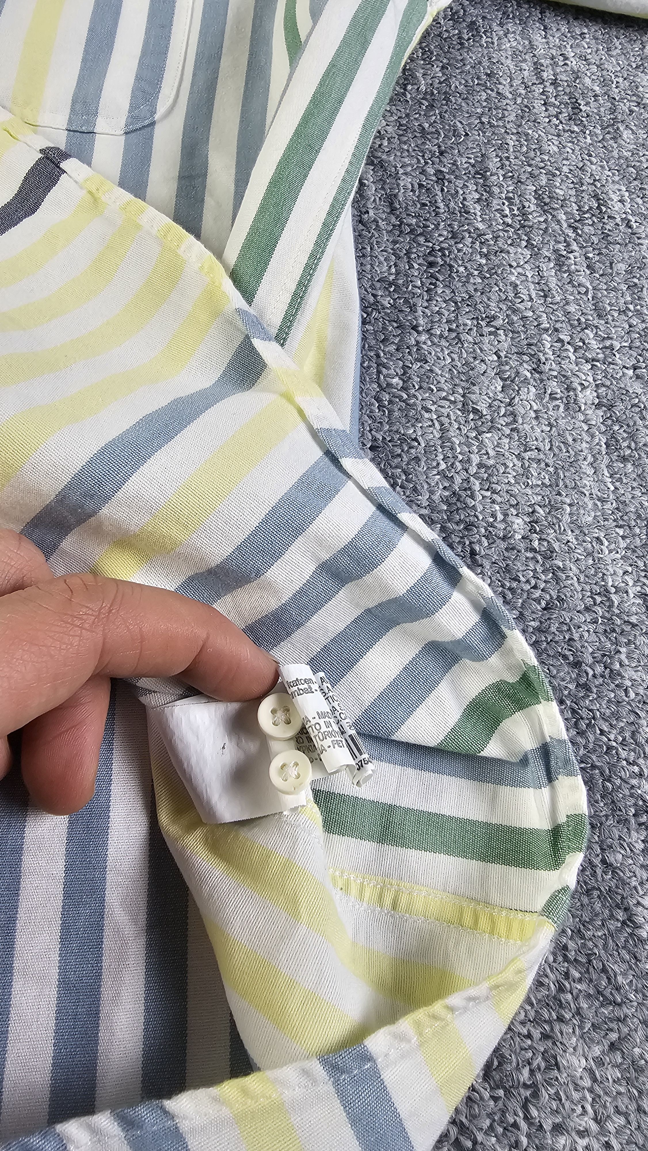 Zara Zara Man Colorful Stripe Long Sleeve Button Down Shirt Men L Size US L / EU 52-54 / 3 - 6 Thumbnail