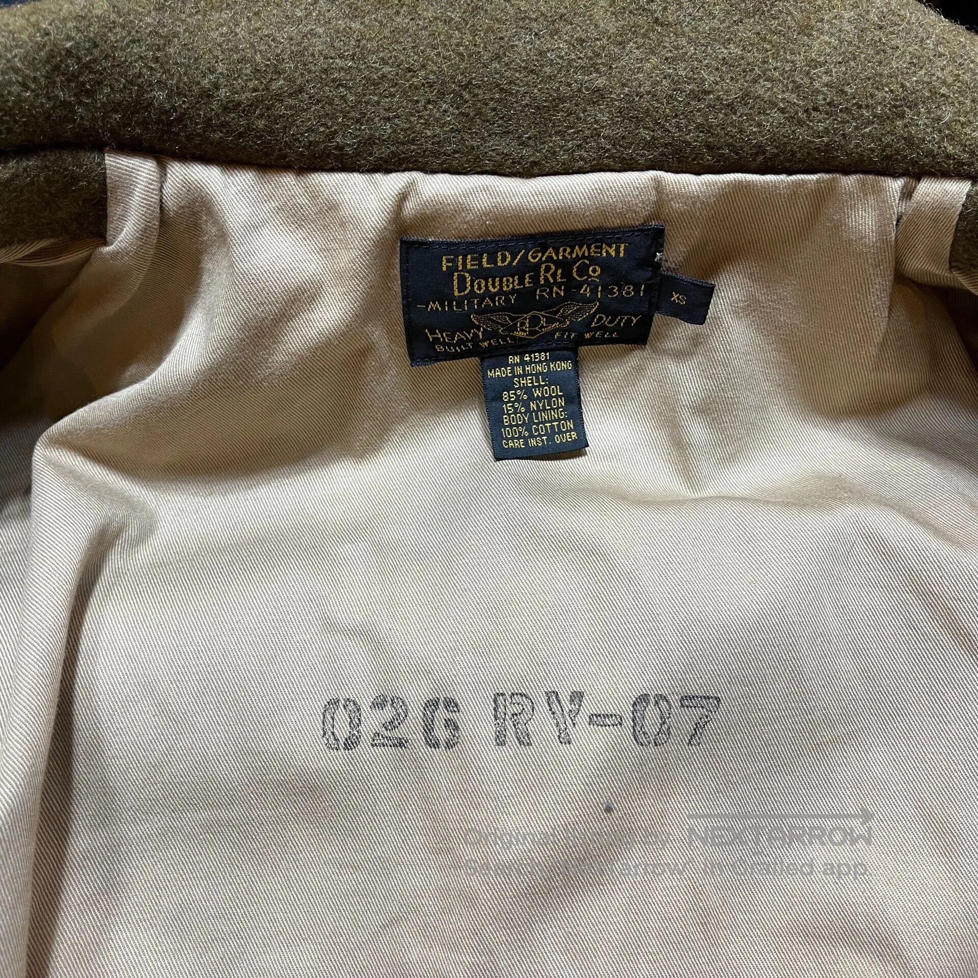 RRL Ralph Lauren RRL Wool Overcoat by Ralph Lauren. Size US XS / EU 42 / 0 - 4 Thumbnail