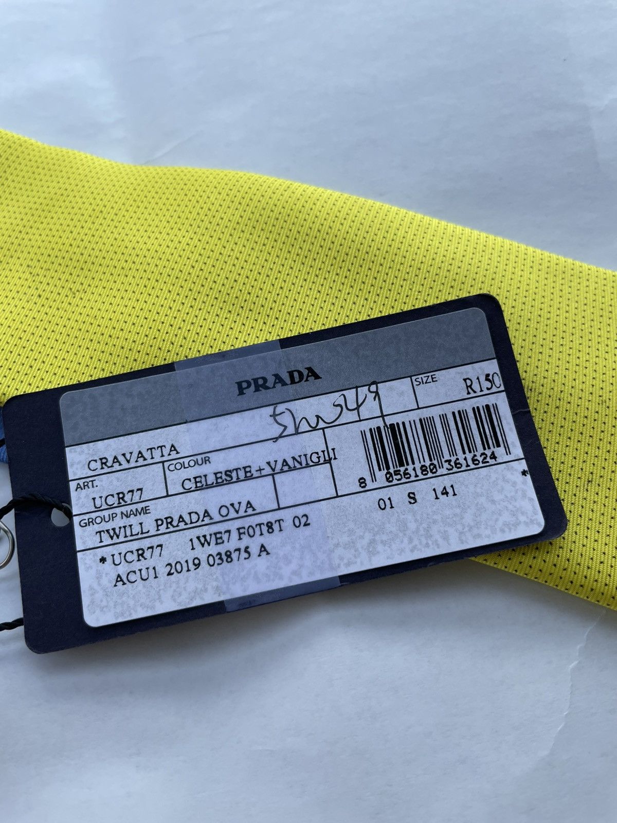 Prada Prada SS19 men’s silk tie Size ONE SIZE - 8 Thumbnail