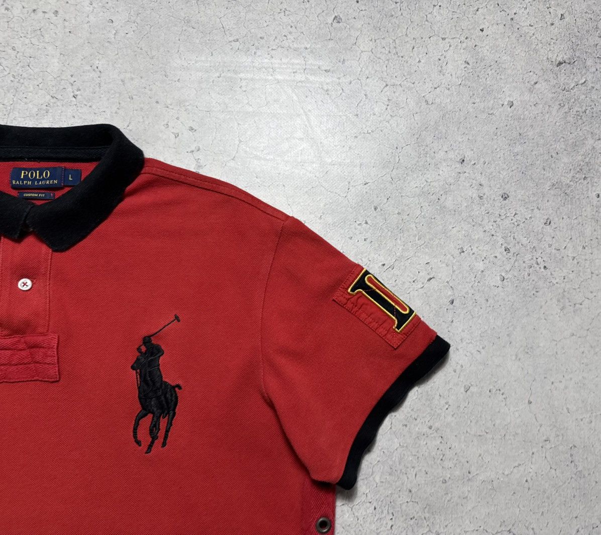 Polo Ralph Lauren Polo Ralph Lauren Big Pony #3 Vintage Polo Shirt Size L Size US L / EU 52-54 / 3 - 2 Thumbnail