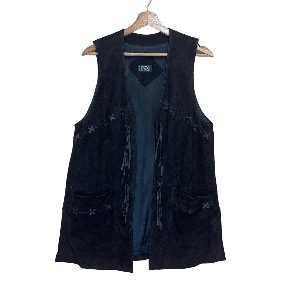 Leather Alta Moda Pelle Suede Leather Vest Size US S / EU 44-46 / 1 - 1 Thumbnail