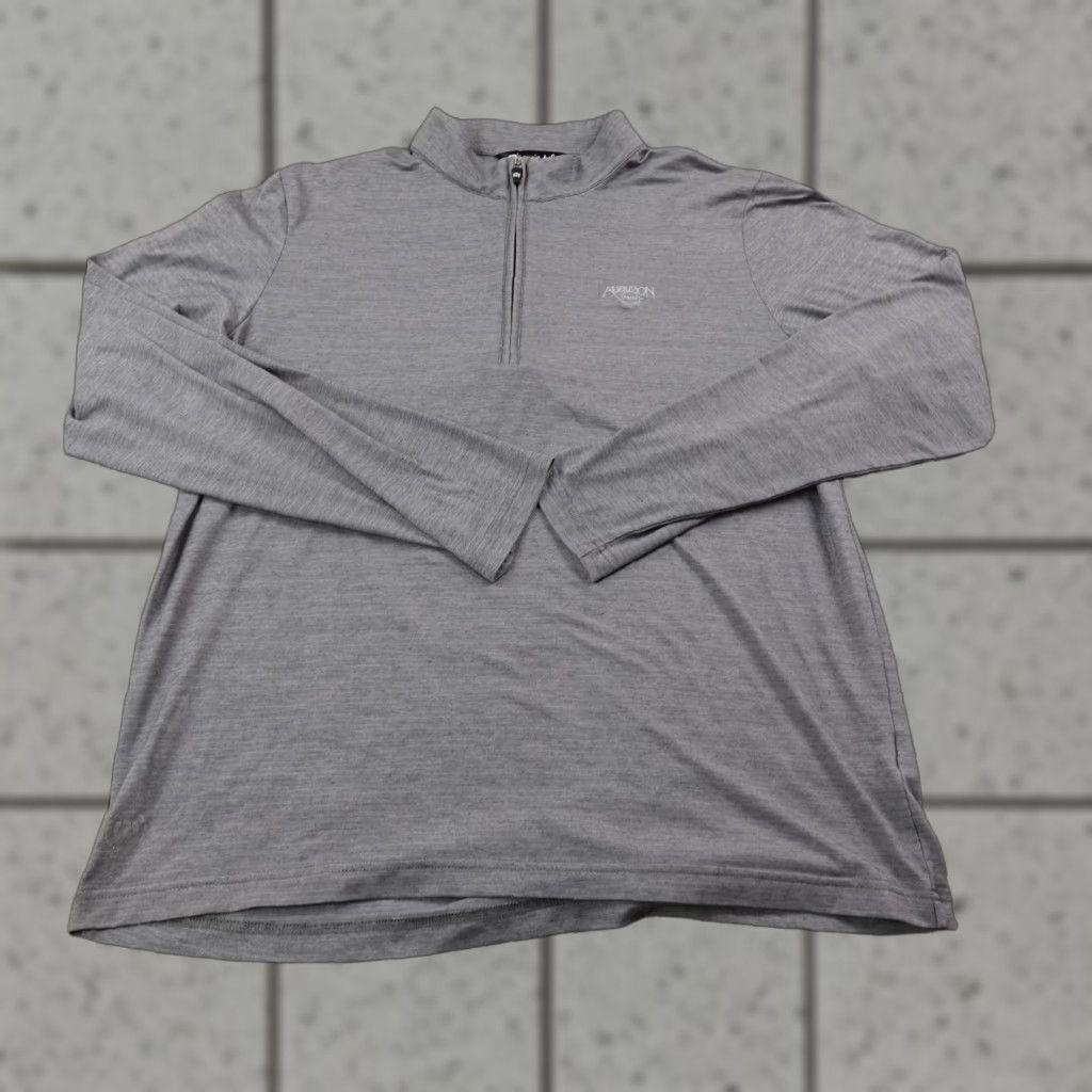 TravisMathew Travis Mathew Pullover Mens L Gray 1/4 Zip Golf Long Sleeve Performance Stretch Size US L / EU 52-54 / 3 - 1 Thumbnail