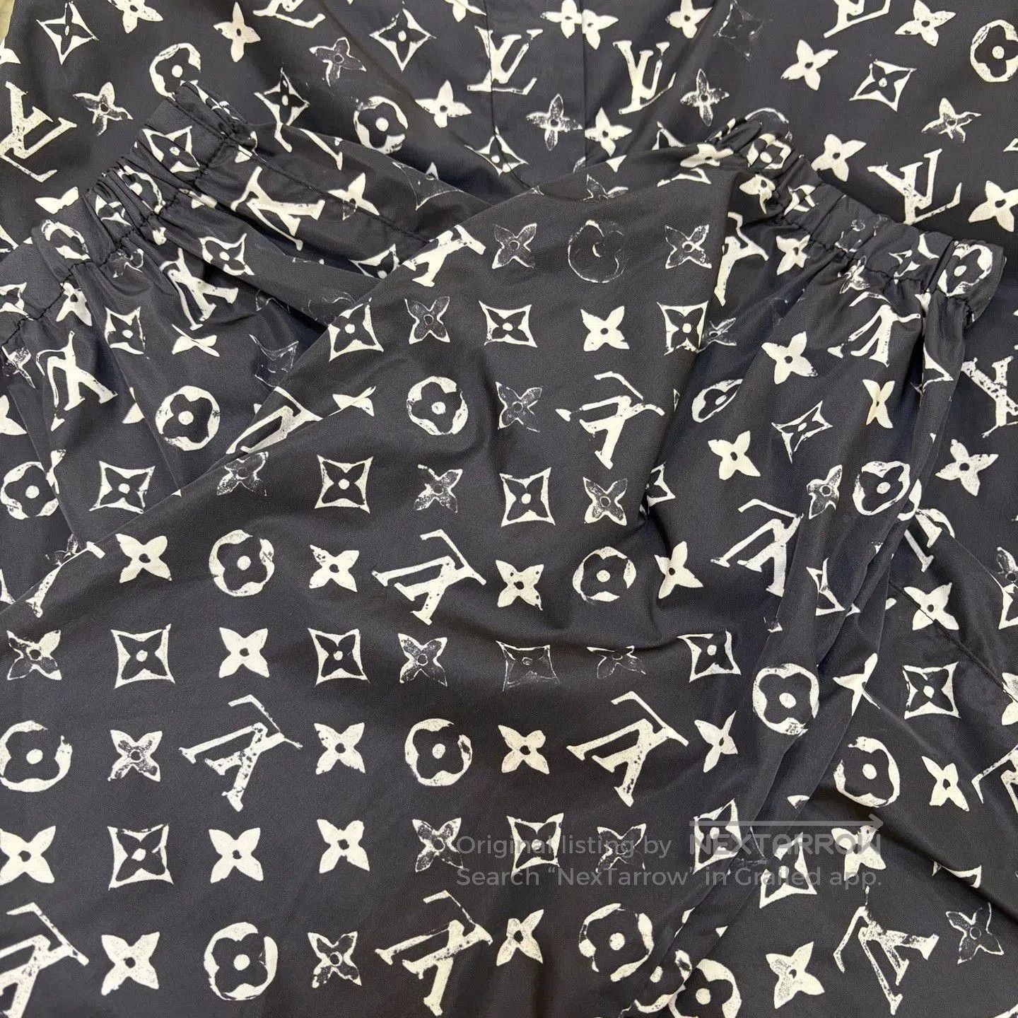 Louis Vuitton Louis Vuitton Black White Print Joggers. Size US 36 / EU 52 - 6 Thumbnail