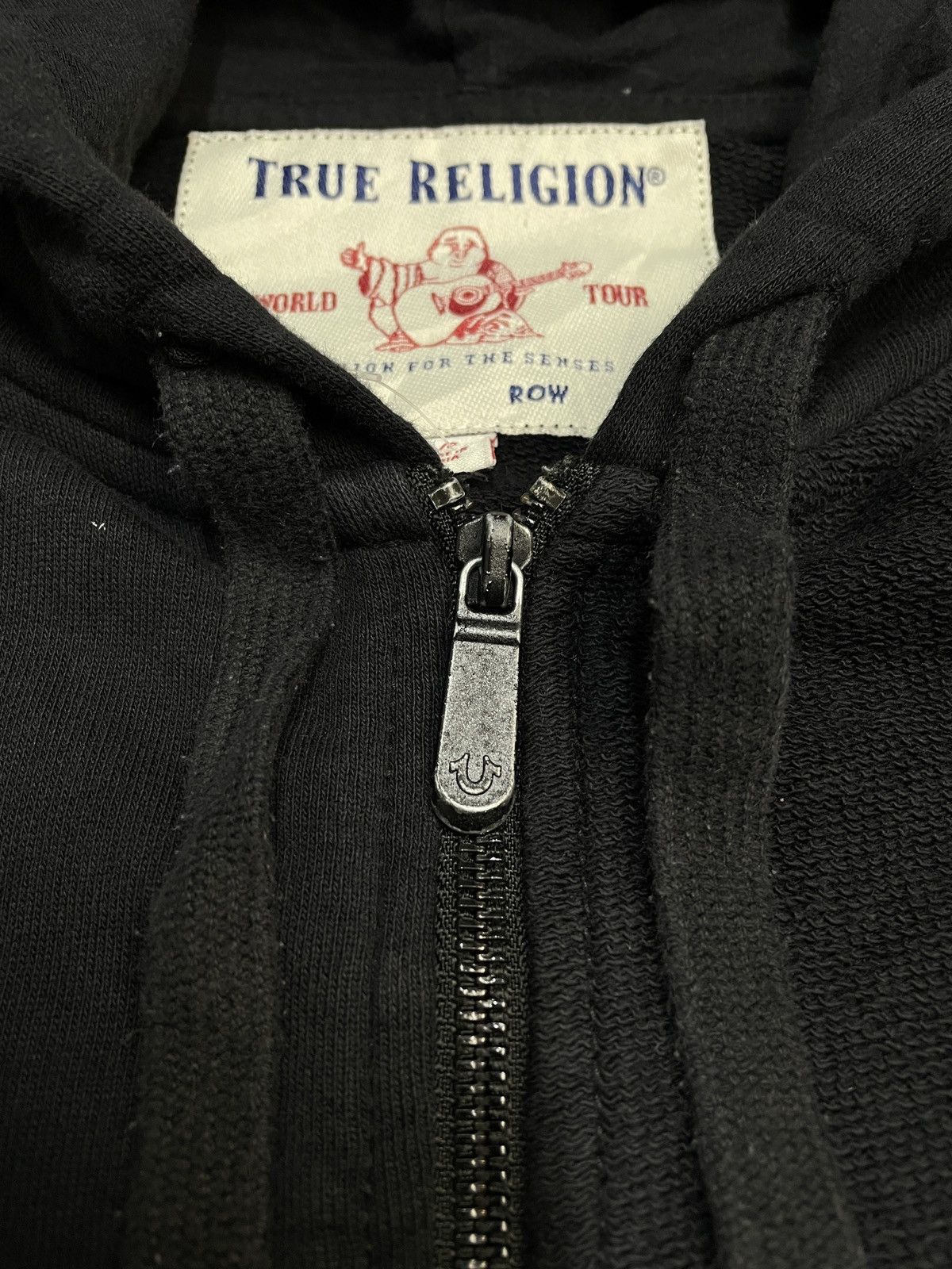 True Religion Vintage True Religion 00s Avantgarde Zip Hoodie Size US L / EU 52-54 / 3 - 8 Thumbnail