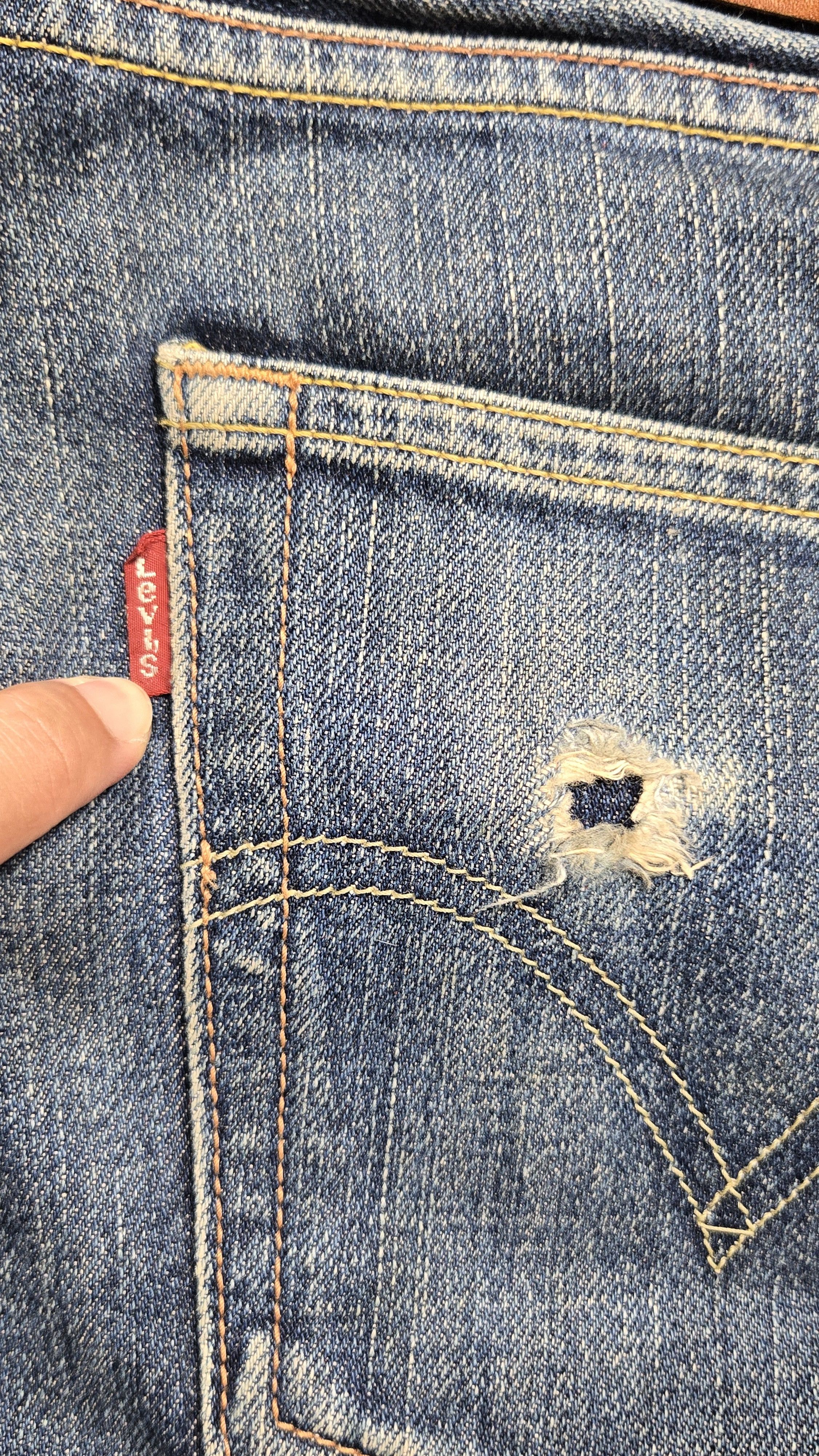 Levi's Vintage Clothing Vintage Levis 608 Pencil Fit Denim Crop Size US 32 / EU 48 - 7 Thumbnail
