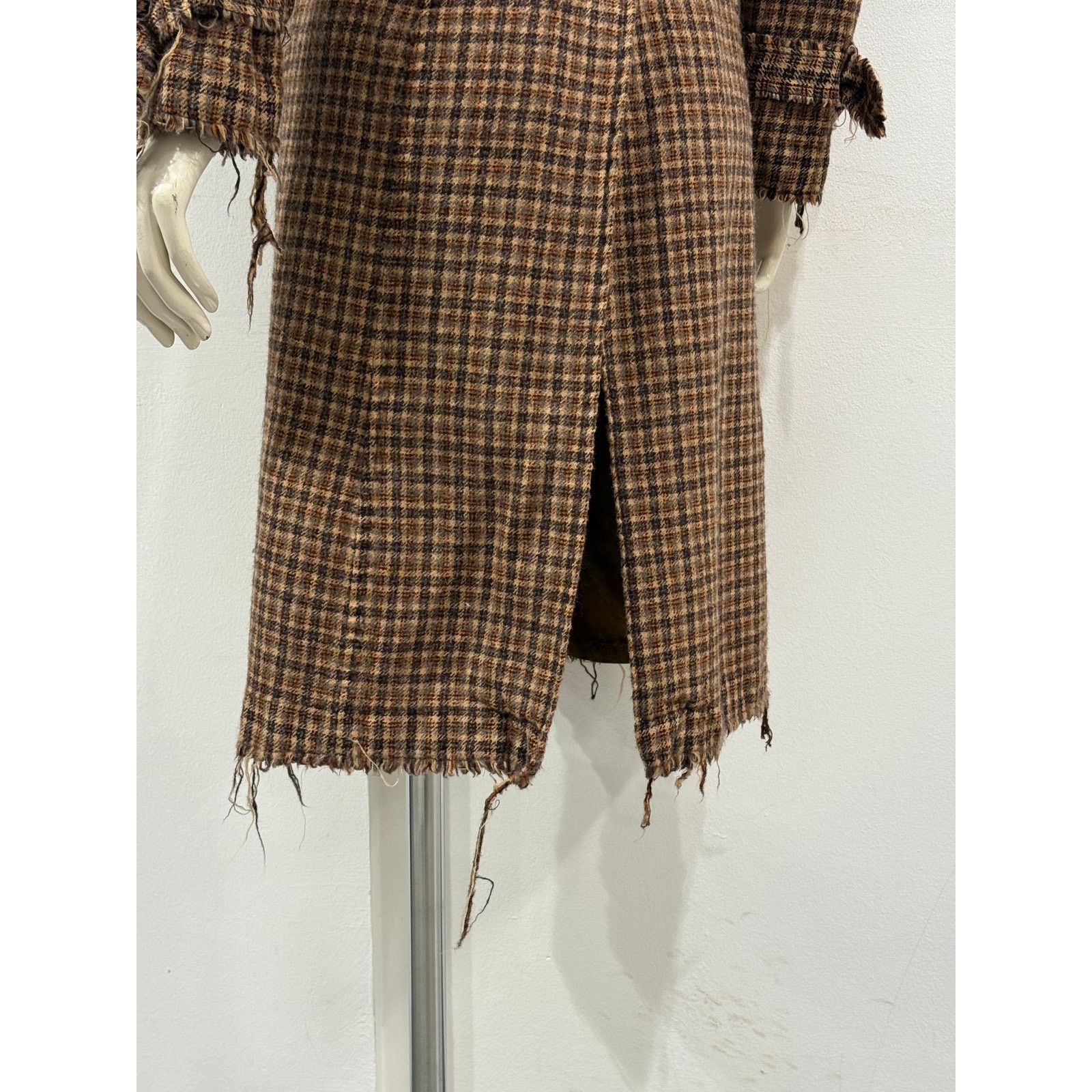 Junya Watanabe A/W2004 Junya Watanabe distressed tweed runway coat Size M / US 6-8 / IT 42-44 - 9 Thumbnail