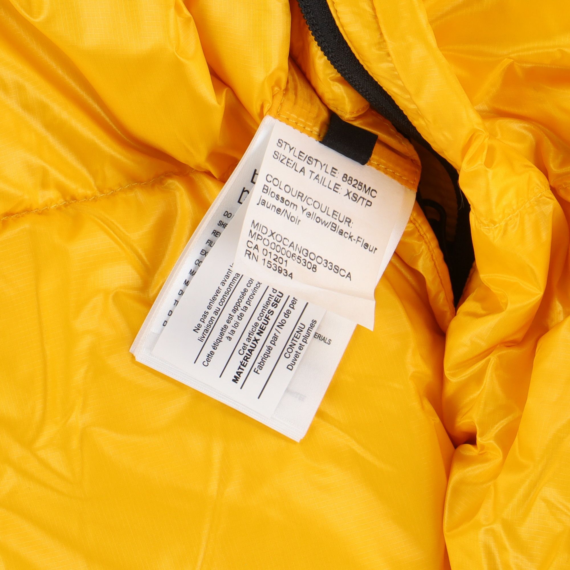 ANGEL CHEN × Canada Goose Black and Yellow Reversible Bayan Puffer Vest Size US XS / EU 42 / 0 - 4 Thumbnail