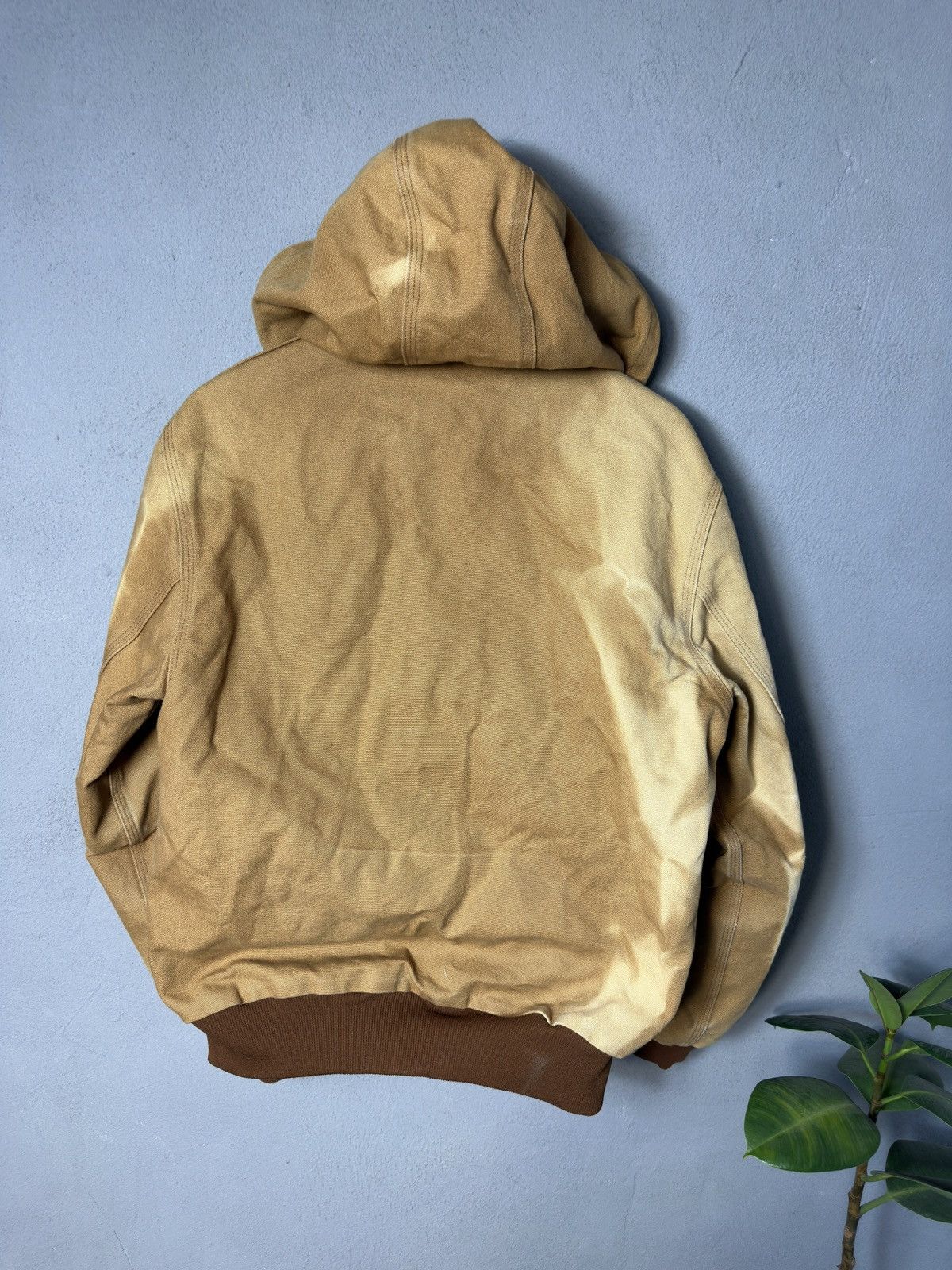 Carhartt CARHARTT Detroid Jacket Hooded Vintage Canvas Bomber Tan Men Size US S / EU 44-46 / 1 - 8 Thumbnail