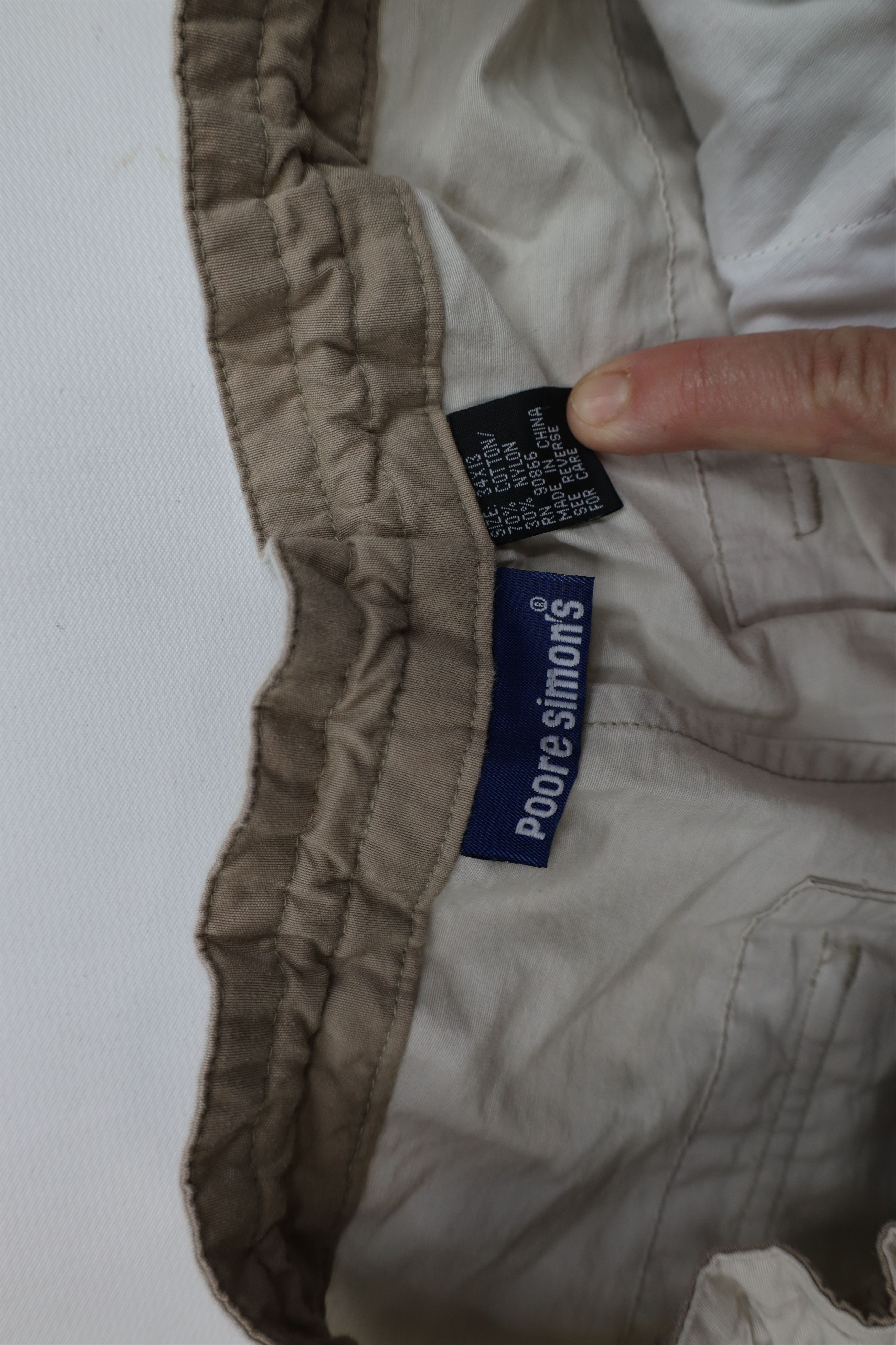 Vintage Vintage 90s Y2K Streetwear Fit Big Pocket Cargo Shorts Beige Size US 34 / EU 50 - 7 Thumbnail