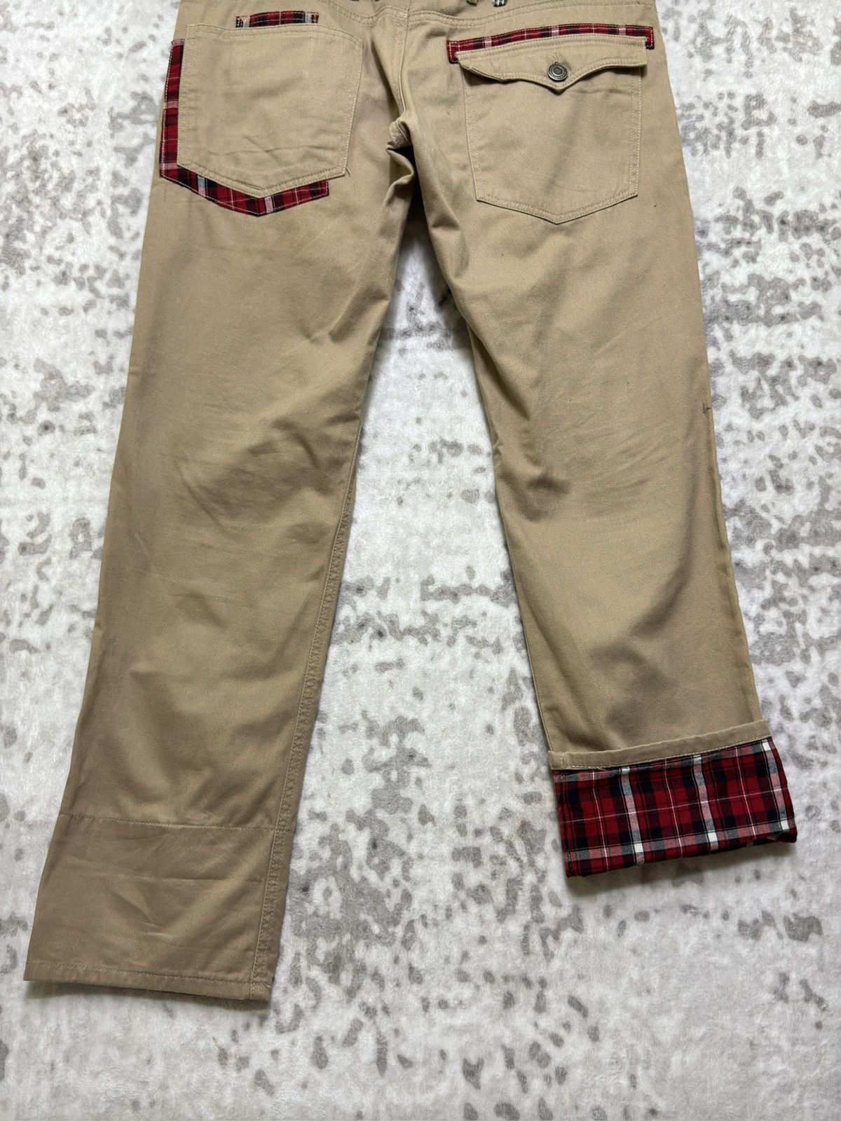 Japanese Brand Y2K Japanese Archive Punk Double Waist Zipper Detail Pants Size US 32 / EU 48 - 11 Thumbnail