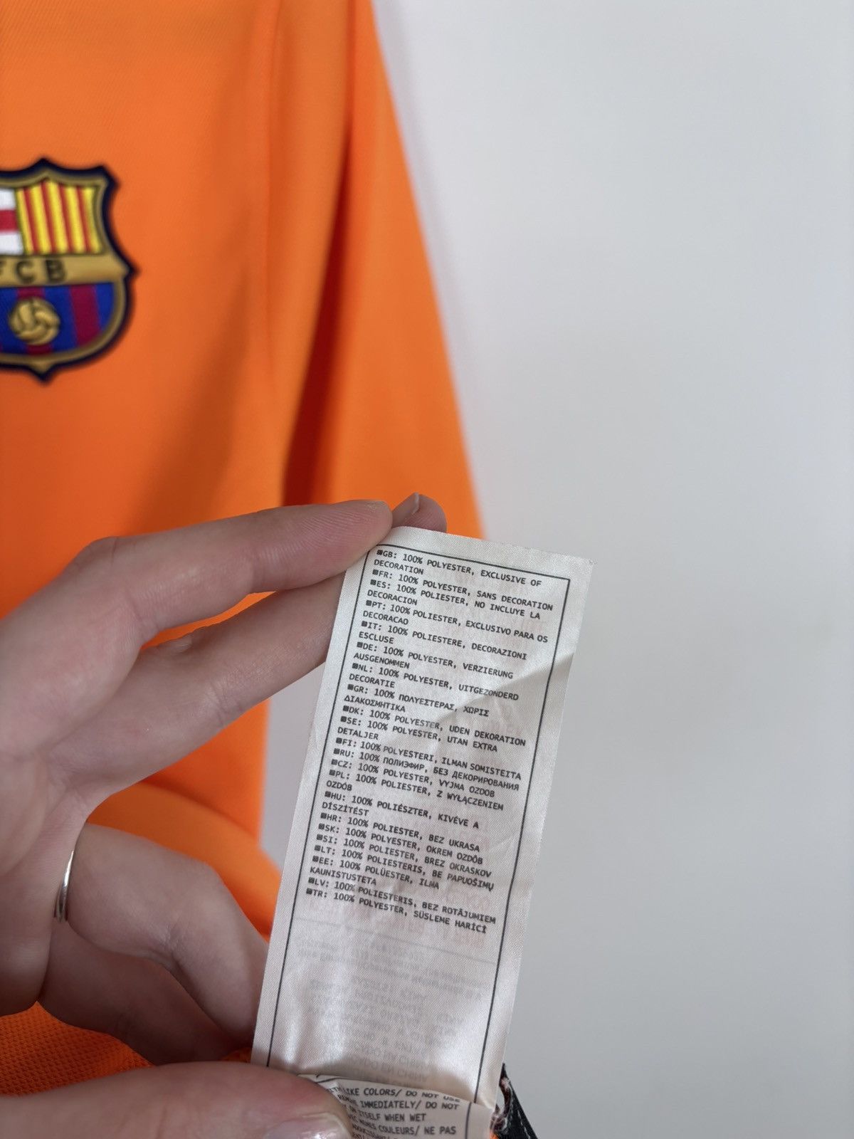 Nike Nike Barcelona 2006/2007 Away Football Soccer Jersey Shirt Size US M / EU 48-50 / 2 - 14 Thumbnail