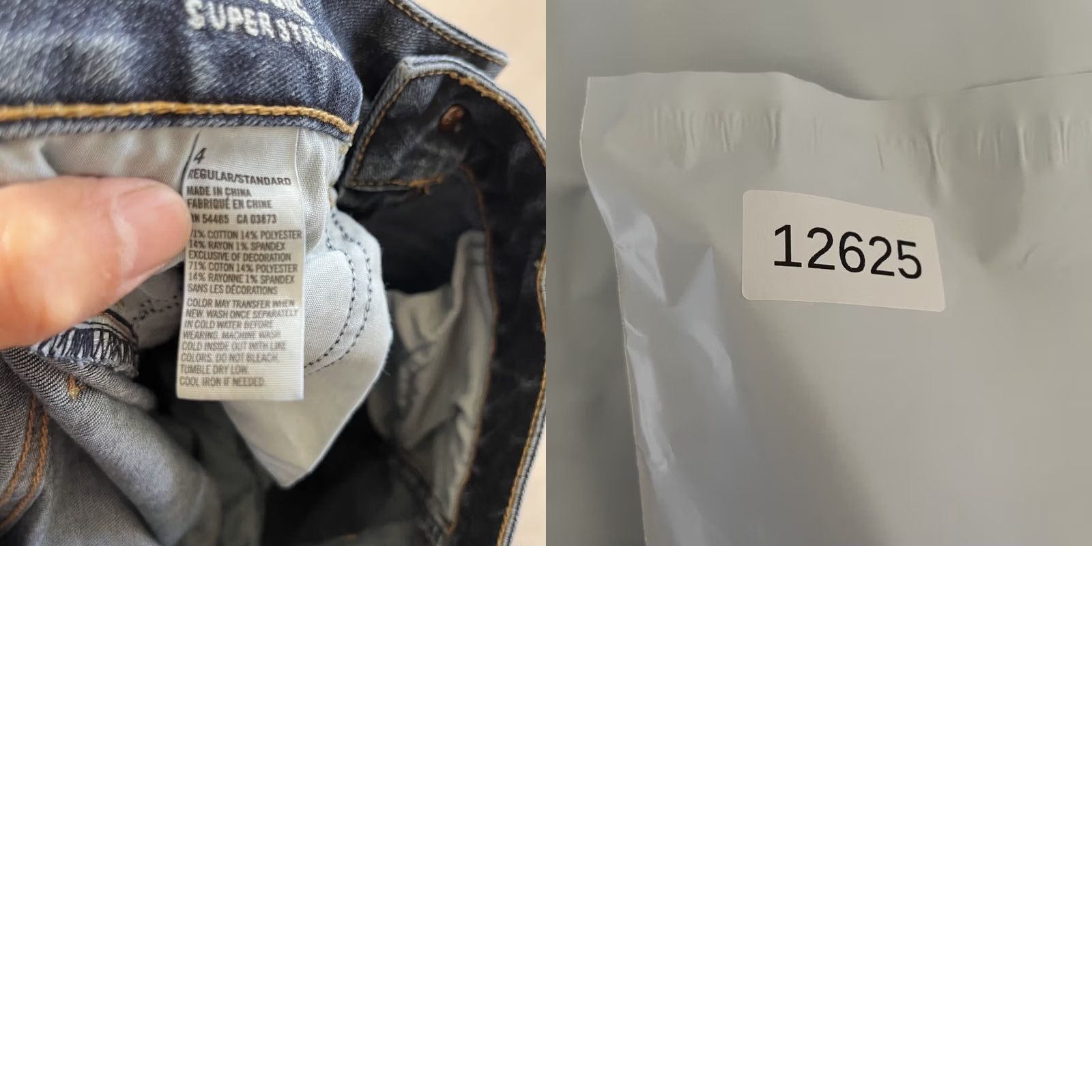 American Eagle Outfitters American Eagle Outfitters Jegging Jeans Women's 4 Regular Dark Blue Denim 5-Pocket Crop Stretch Size 27" / US 4 / IT 40 - 8 Thumbnail