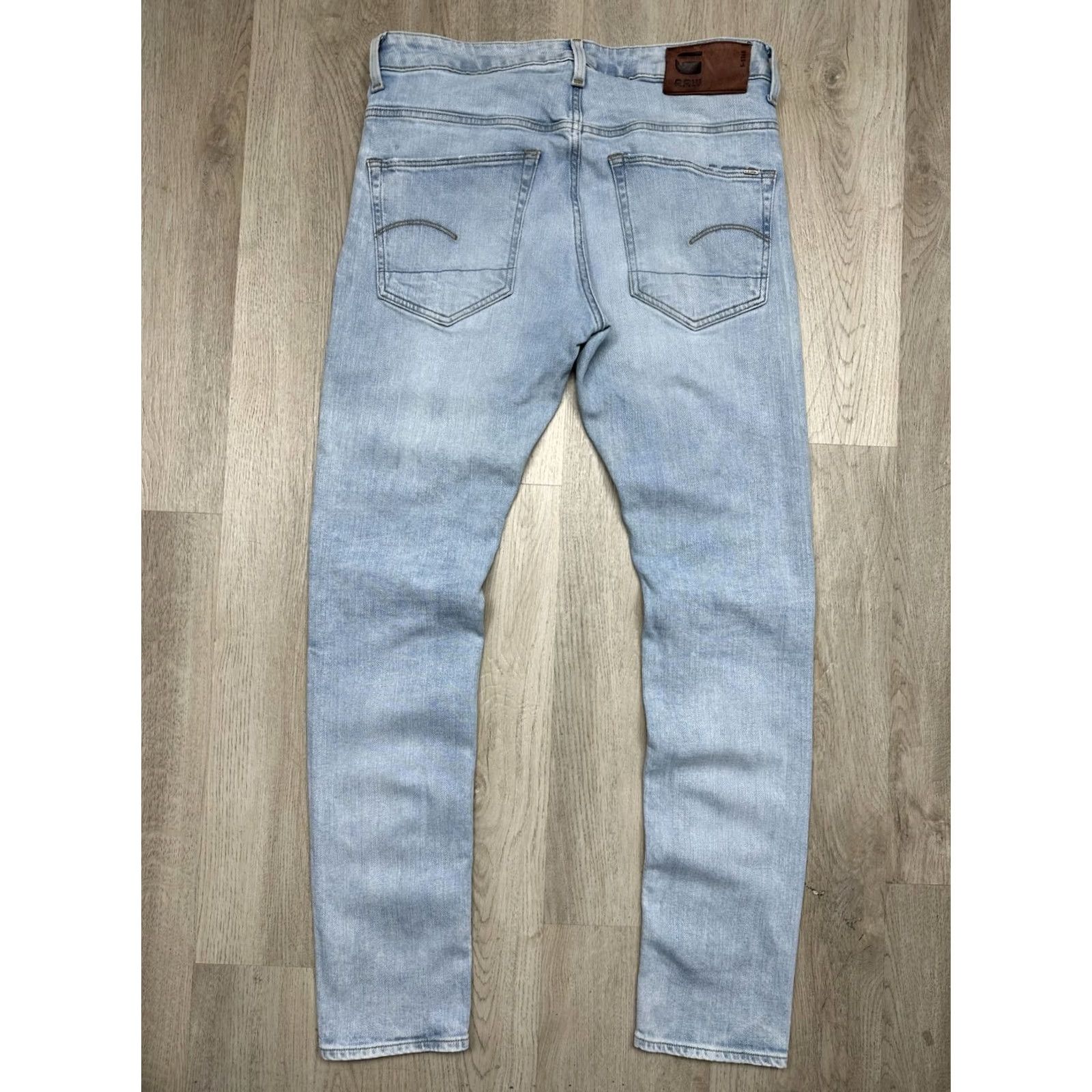 G-Star 3301 Slim Jeans Denim - Size 34 - Blue - G-Star Raw Size US 34 / EU 50 - 6 Thumbnail
