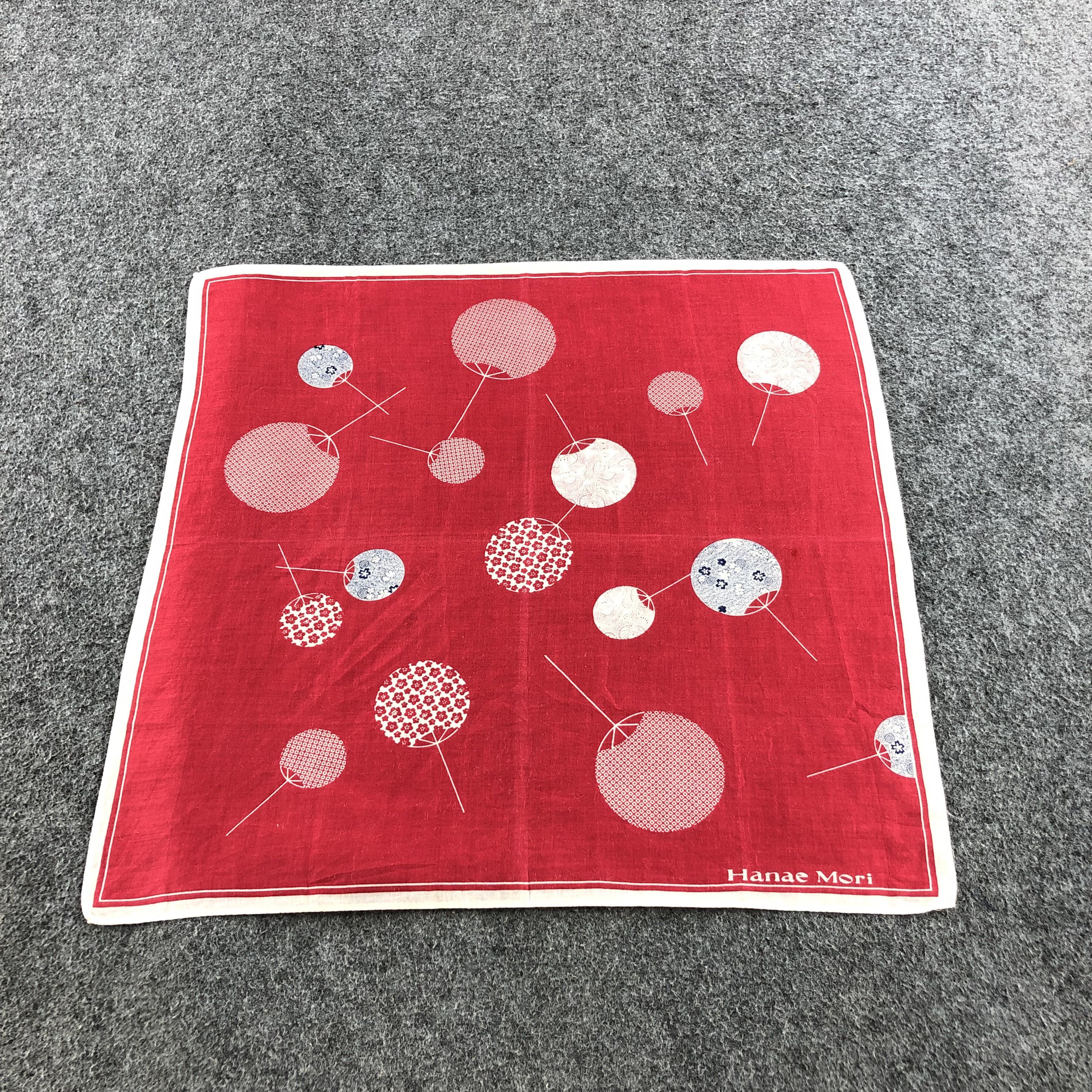 Hanae Mori Hanae Mori Handkerchief Neckerchief Bandana H1412 Size ONE SIZE - 1 Thumbnail