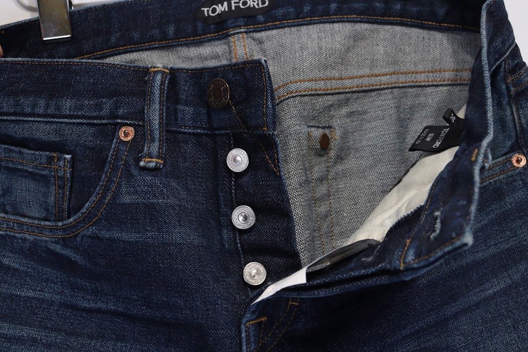 Tom Ford o1rshd1 Denim Pants in Blue Size US 30 / EU 46 - 12 Thumbnail