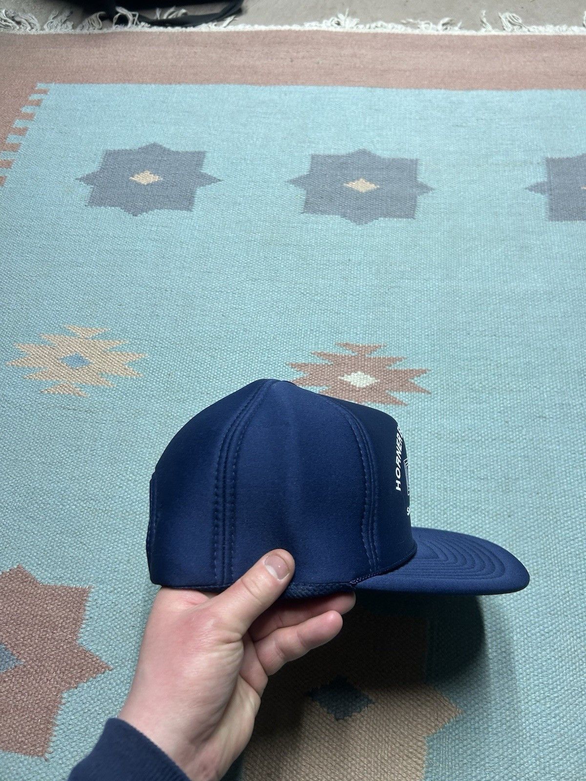 Vintage Vtg Snap hat Horner Equipment Co Saginaw Michigan foam HEC Size ONE SIZE - 8 Thumbnail