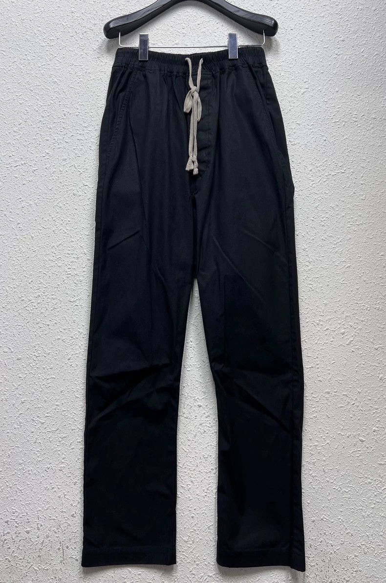 Rick Owens Black Drawstring Trousers by Rick Owens Size US 34 / EU 50 - 1 Thumbnail