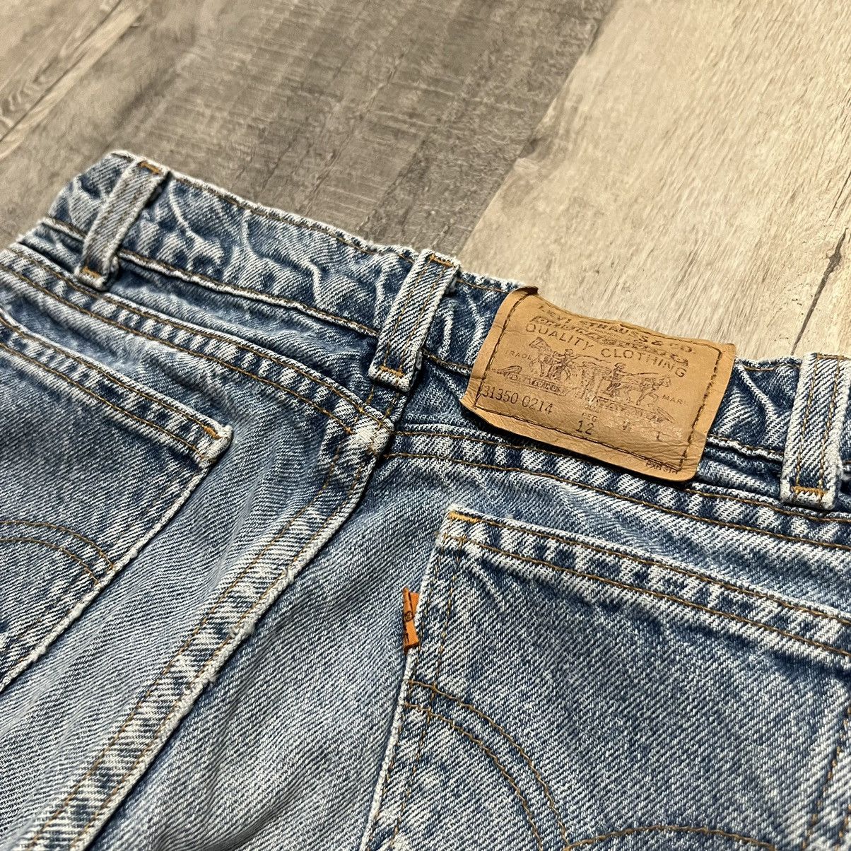Levi's × Vintage VTG 90's Levis Orange Tab Blue 31350‐0214 Denim USA Jeans Size 26" / US 2 / IT 38 - 4 Thumbnail
